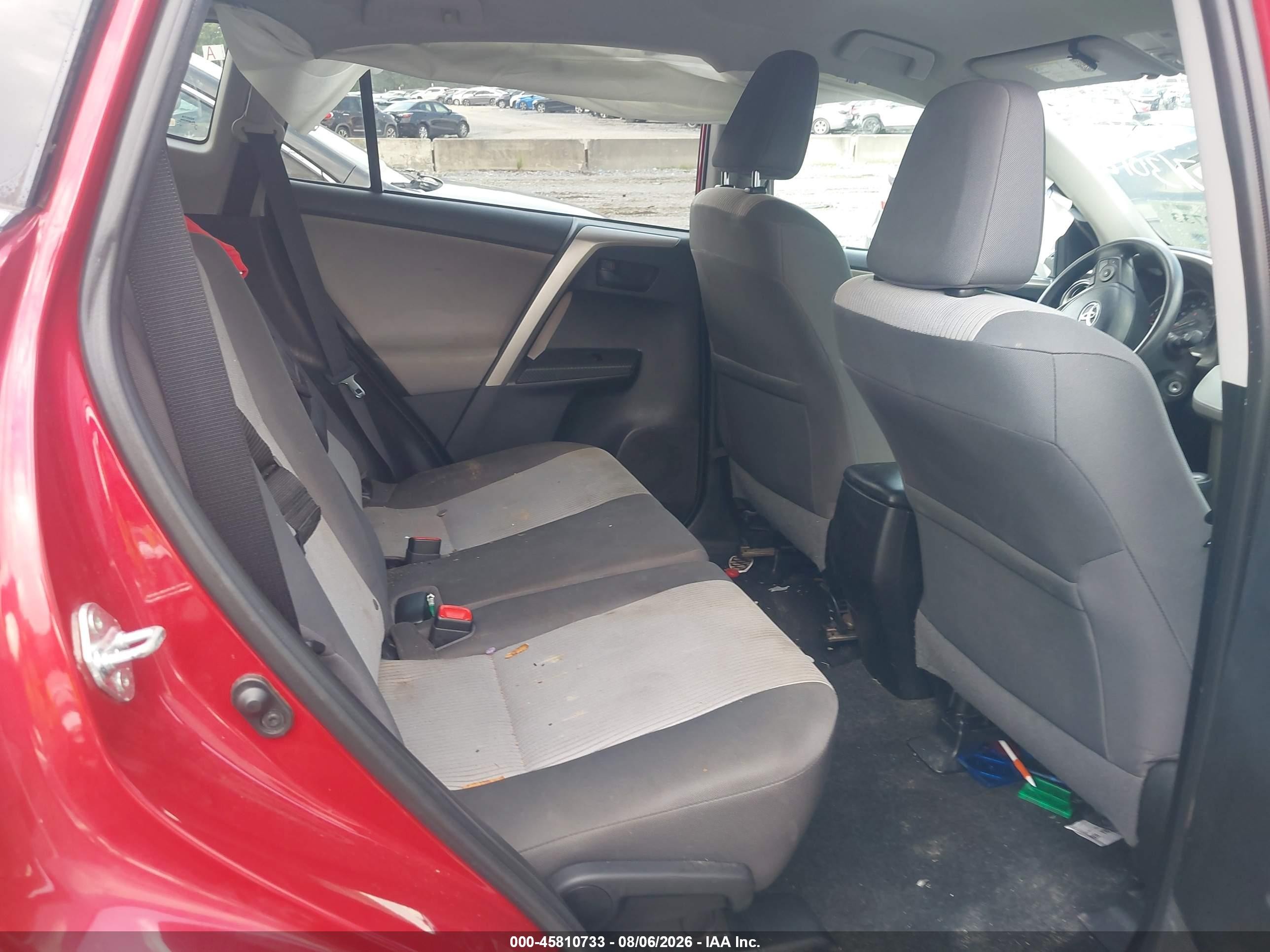 2014 Toyota Rav4 Le Красный vin: 2T3ZFREV1EW090454