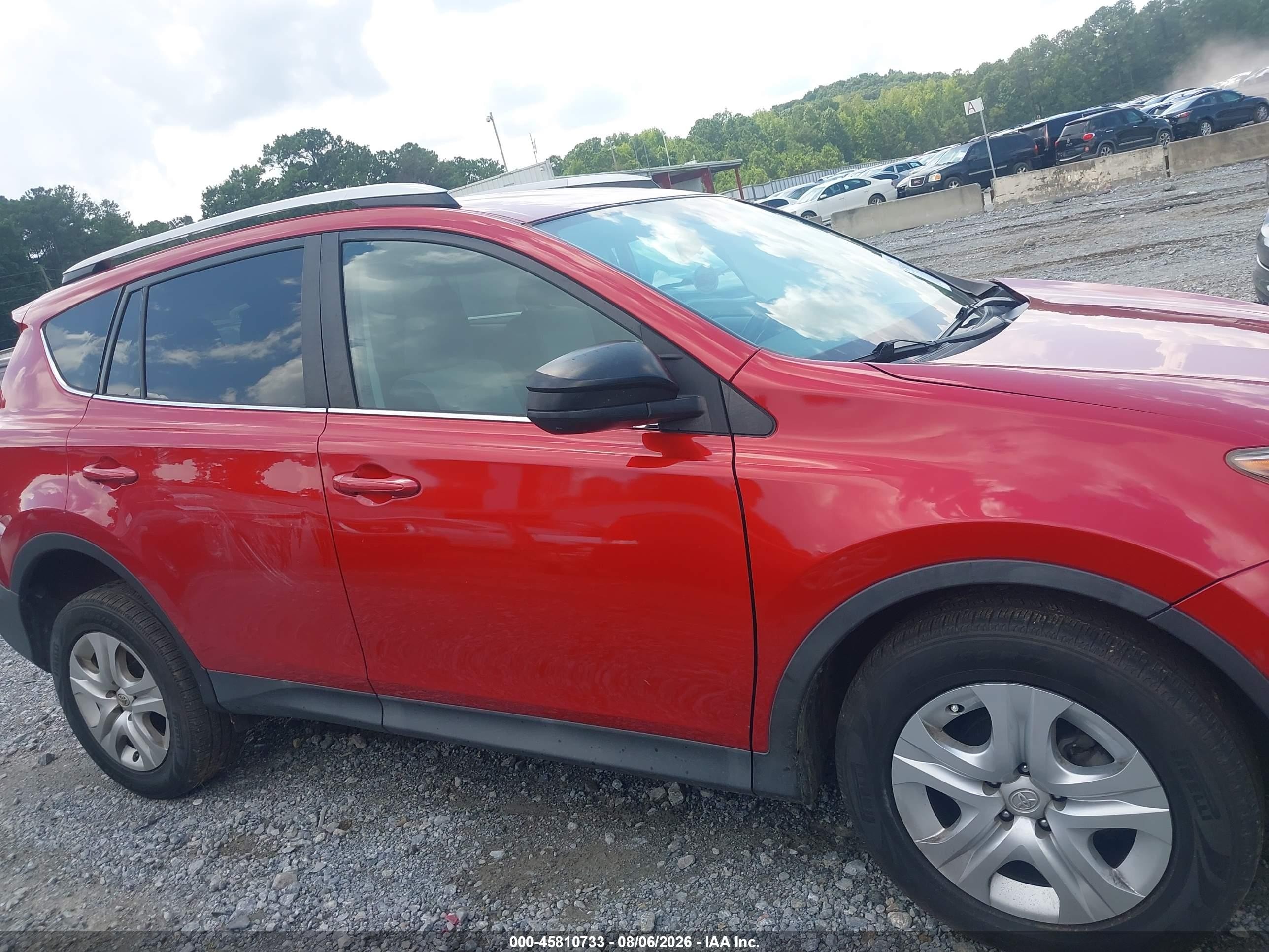 2014 Toyota Rav4 Le Красный vin: 2T3ZFREV1EW090454