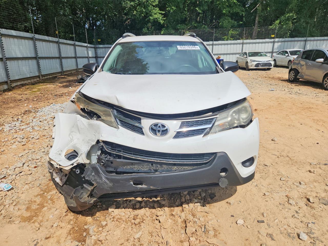 2014 Toyota Rav4 Le White vin: 2T3ZFREV1EW116177
