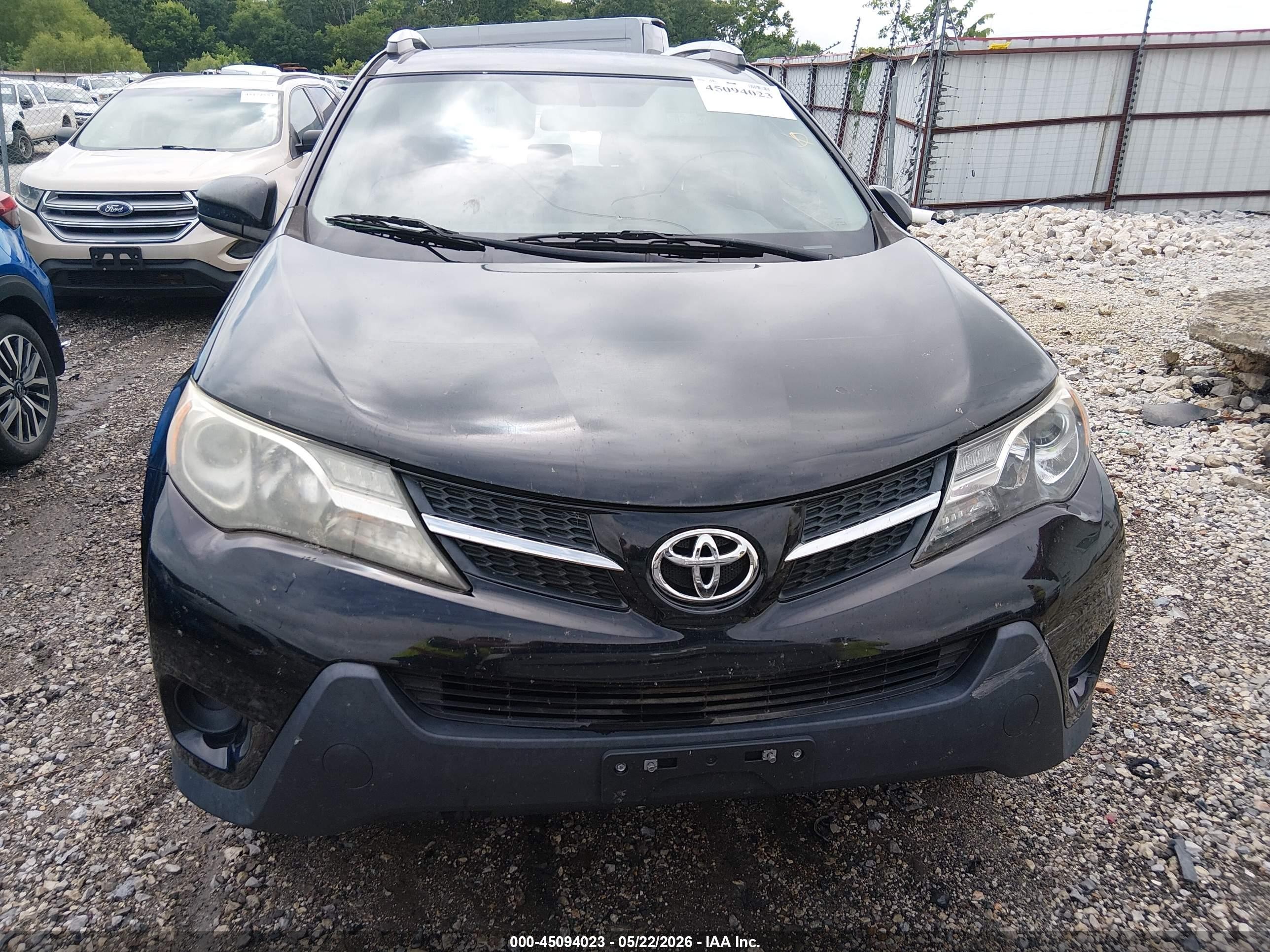 2015 Toyota Rav4 Le Black vin: 2T3ZFREV1FW156115