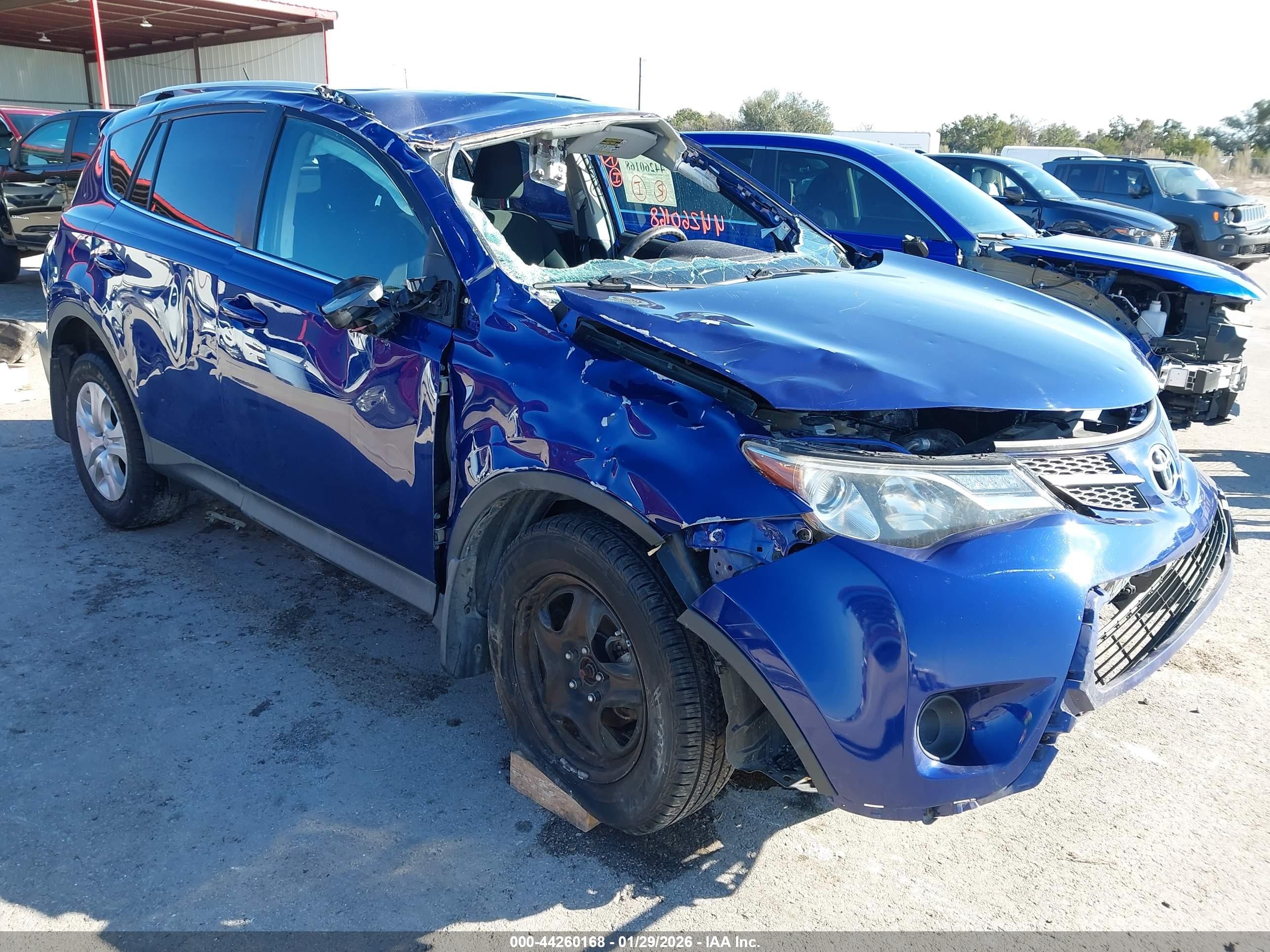 2015 Toyota Rav4 Le Blue vin: 2T3ZFREV1FW194704