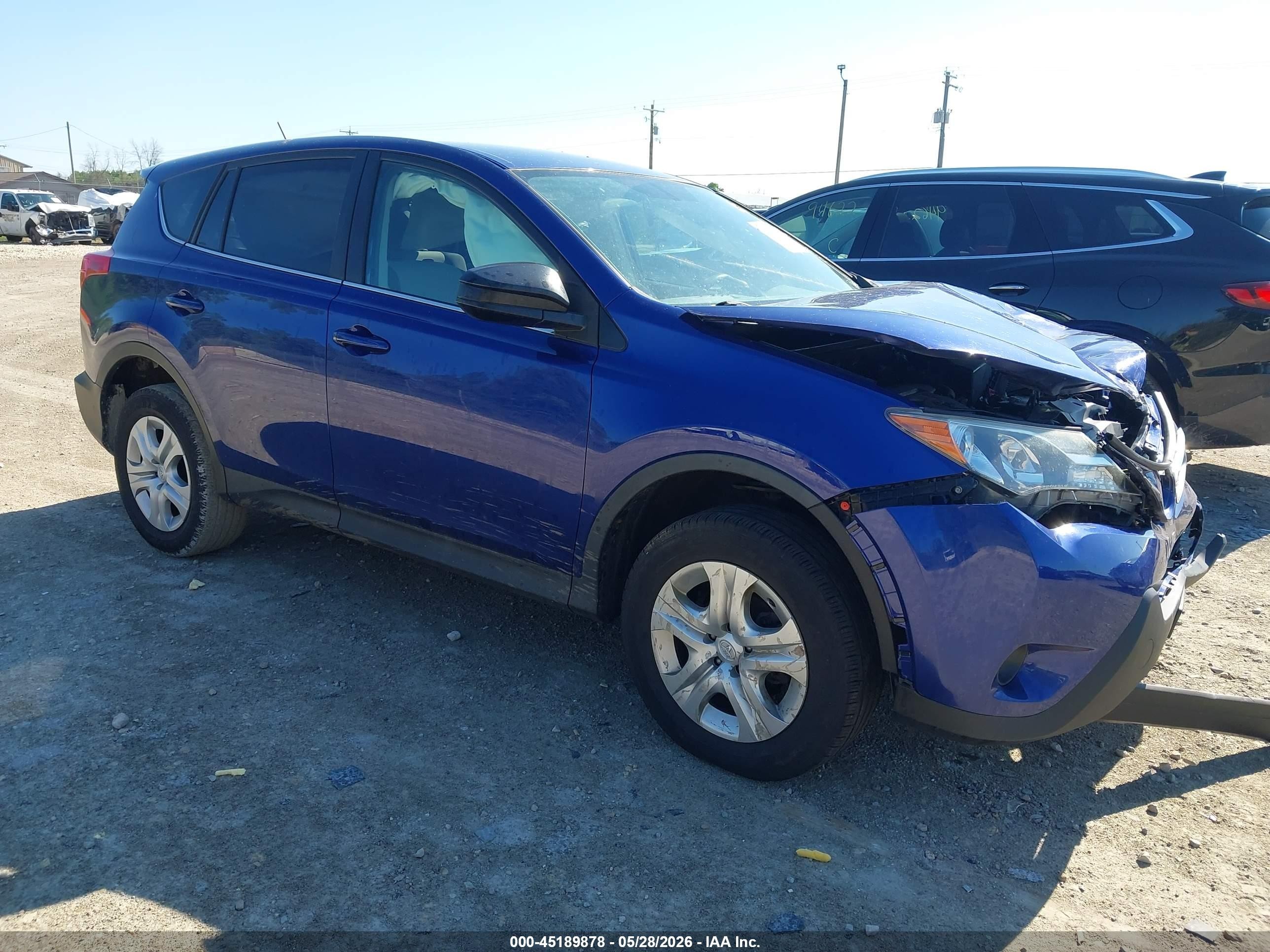 2015 Toyota Rav4 Le Blue vin: 2T3ZFREV1FW195089