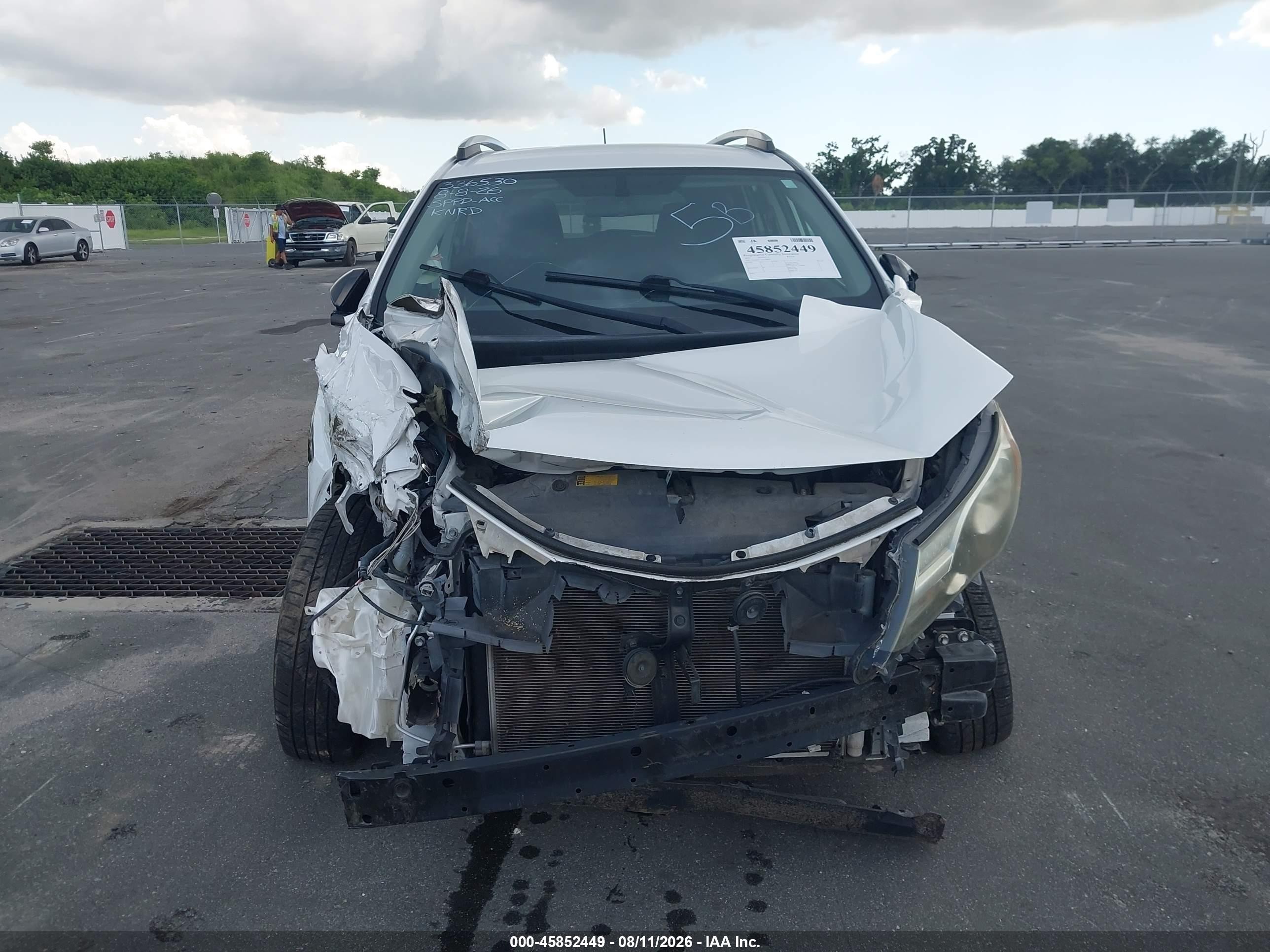 2015 Toyota Rav4 Le White vin: 2T3ZFREV1FW198056