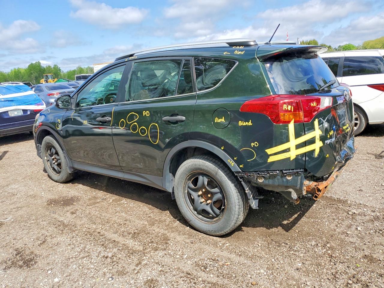 2013 Toyota Rav4 Le Green vin: 2T3ZFREV2DW009315