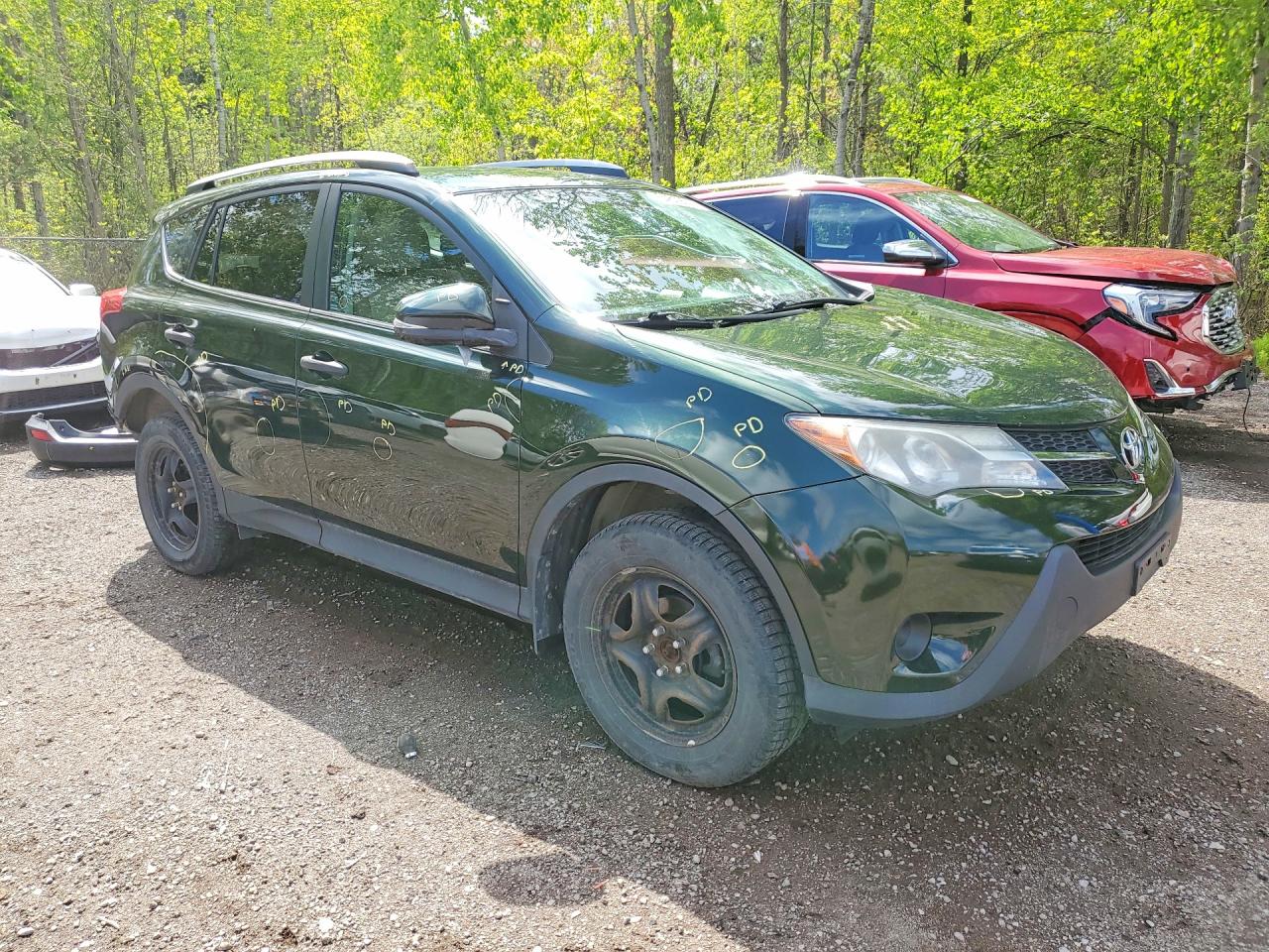 2013 Toyota Rav4 Le Green vin: 2T3ZFREV2DW009315