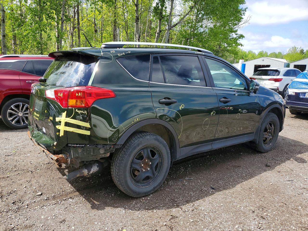2013 Toyota Rav4 Le Green vin: 2T3ZFREV2DW009315