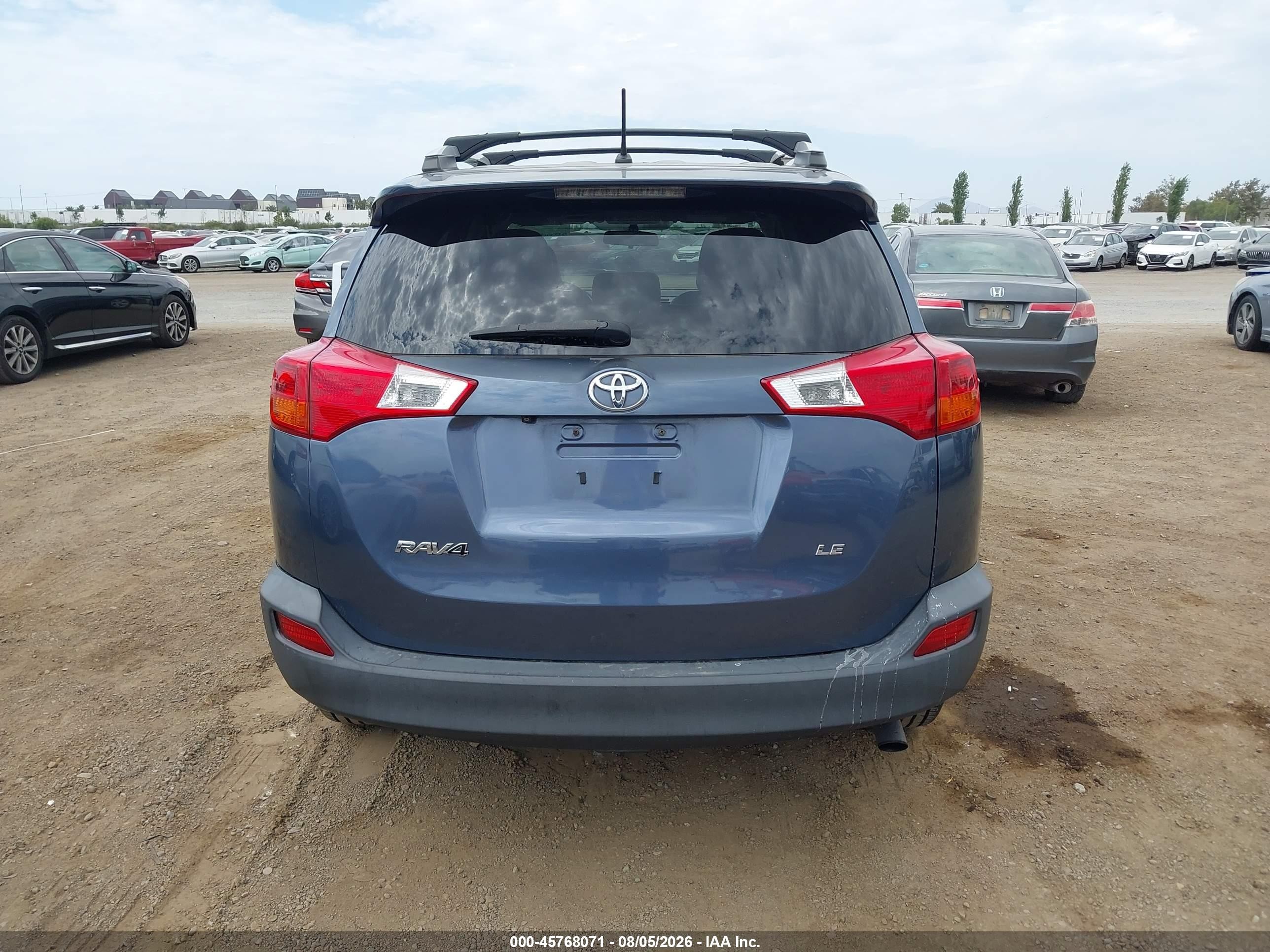 2013 Toyota Rav4 Le Blue vin: 2T3ZFREV2DW014255