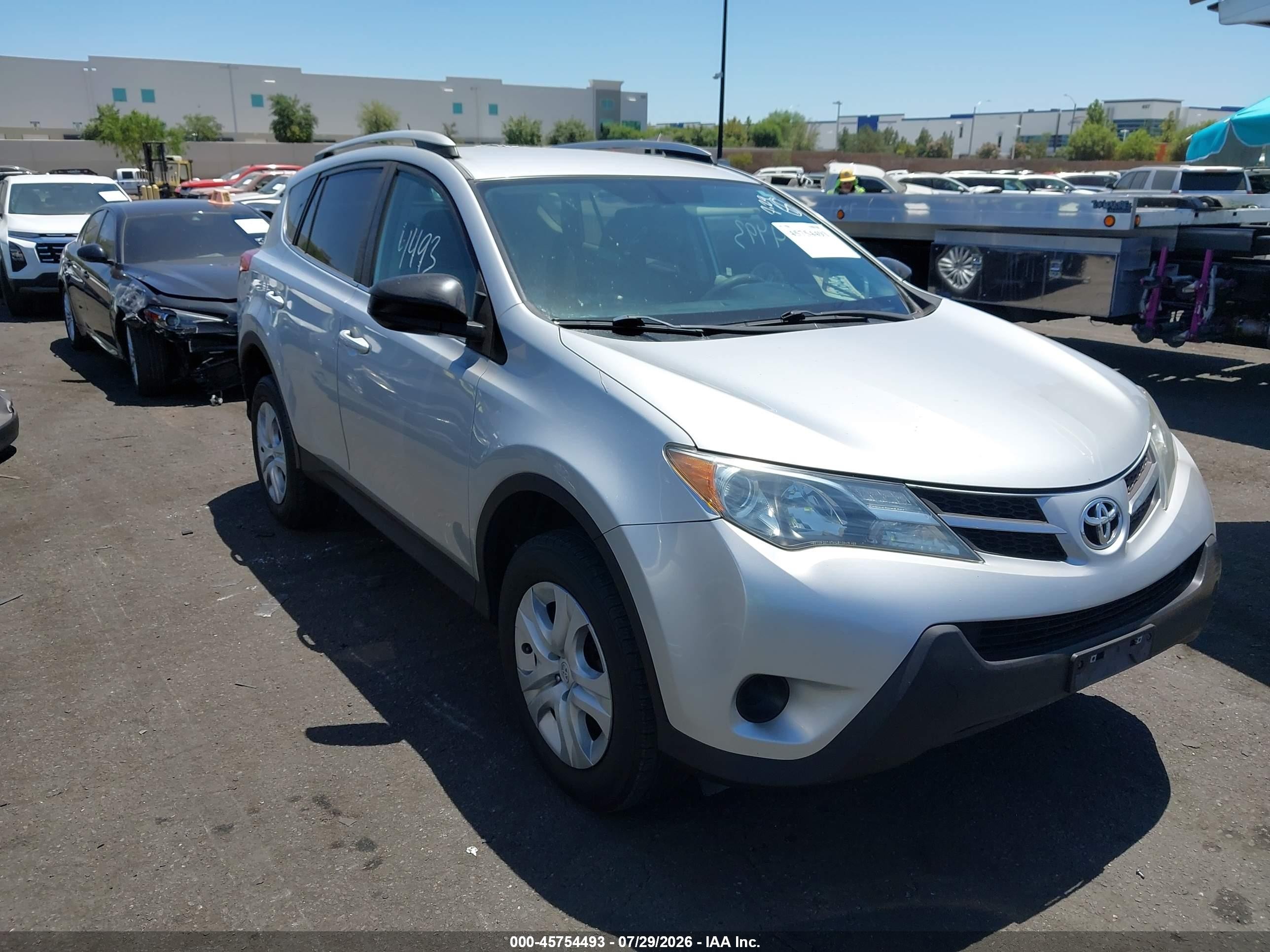2013 Toyota Rav4 Le Silver vin: 2T3ZFREV2DW033839
