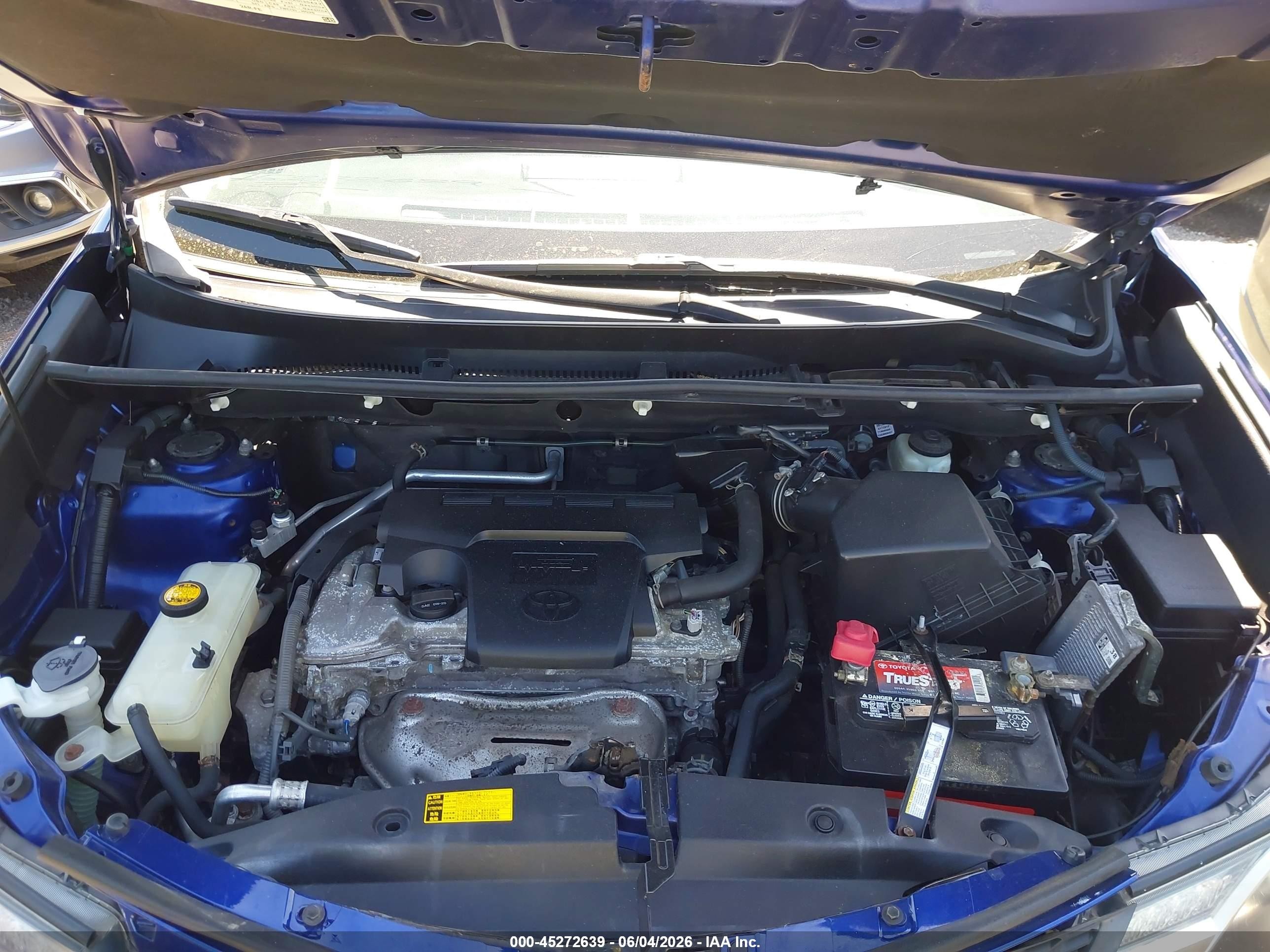 2014 Toyota Rav4 Le Blue vin: 2T3ZFREV2EW106841