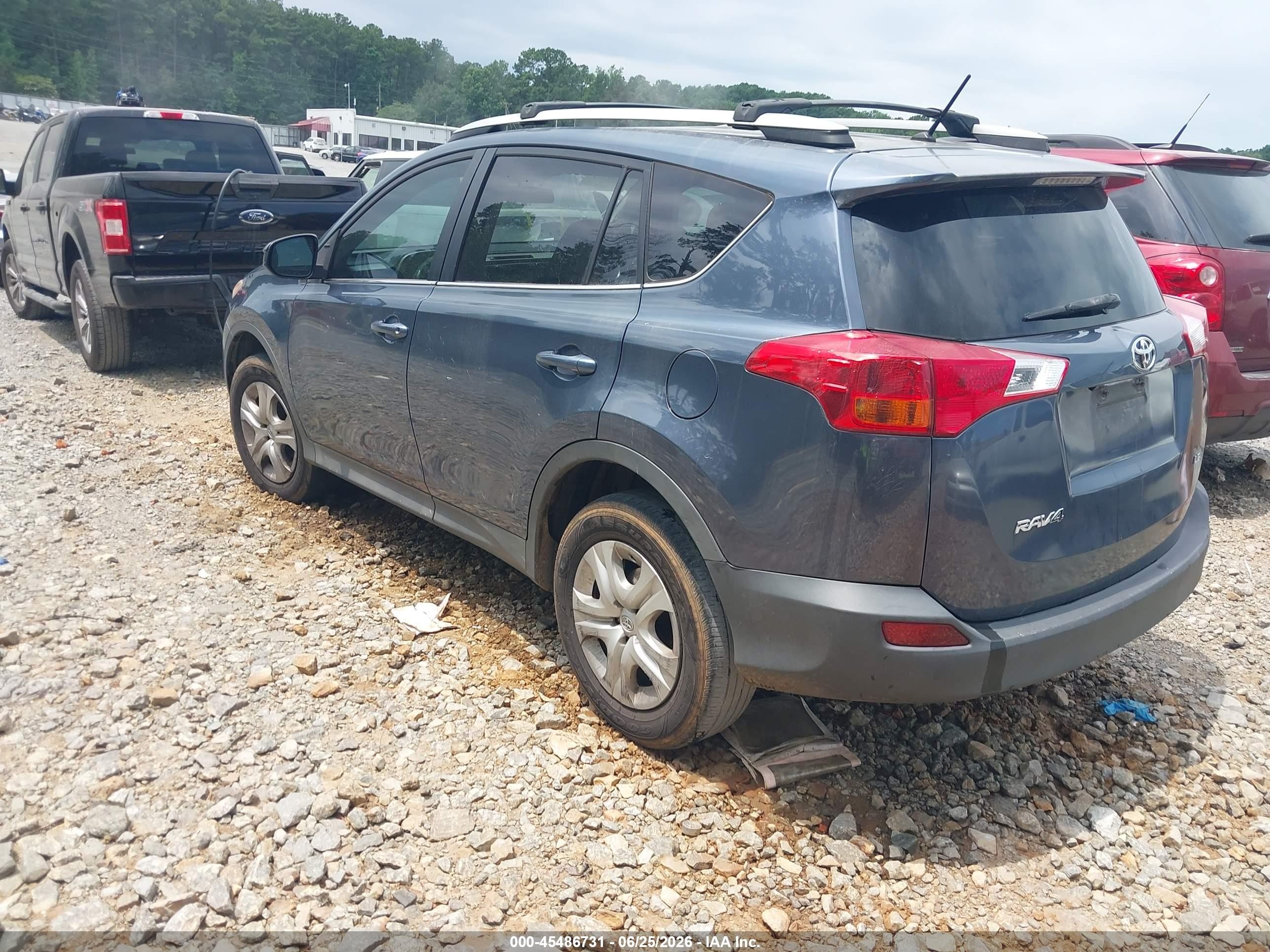 2014 Toyota Rav4 Le Blue vin: 2T3ZFREV2EW126698