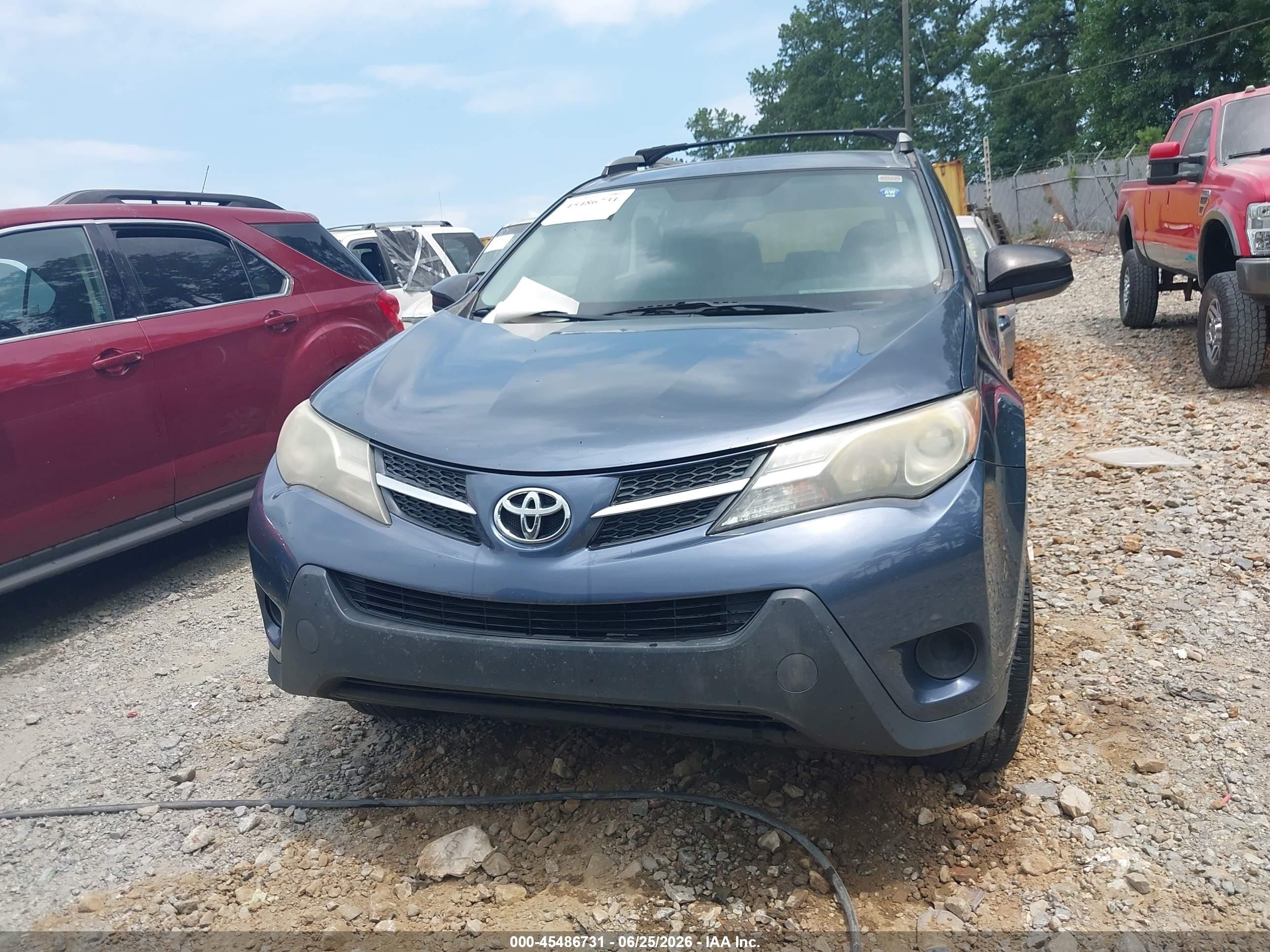 2014 Toyota Rav4 Le Blue vin: 2T3ZFREV2EW126698