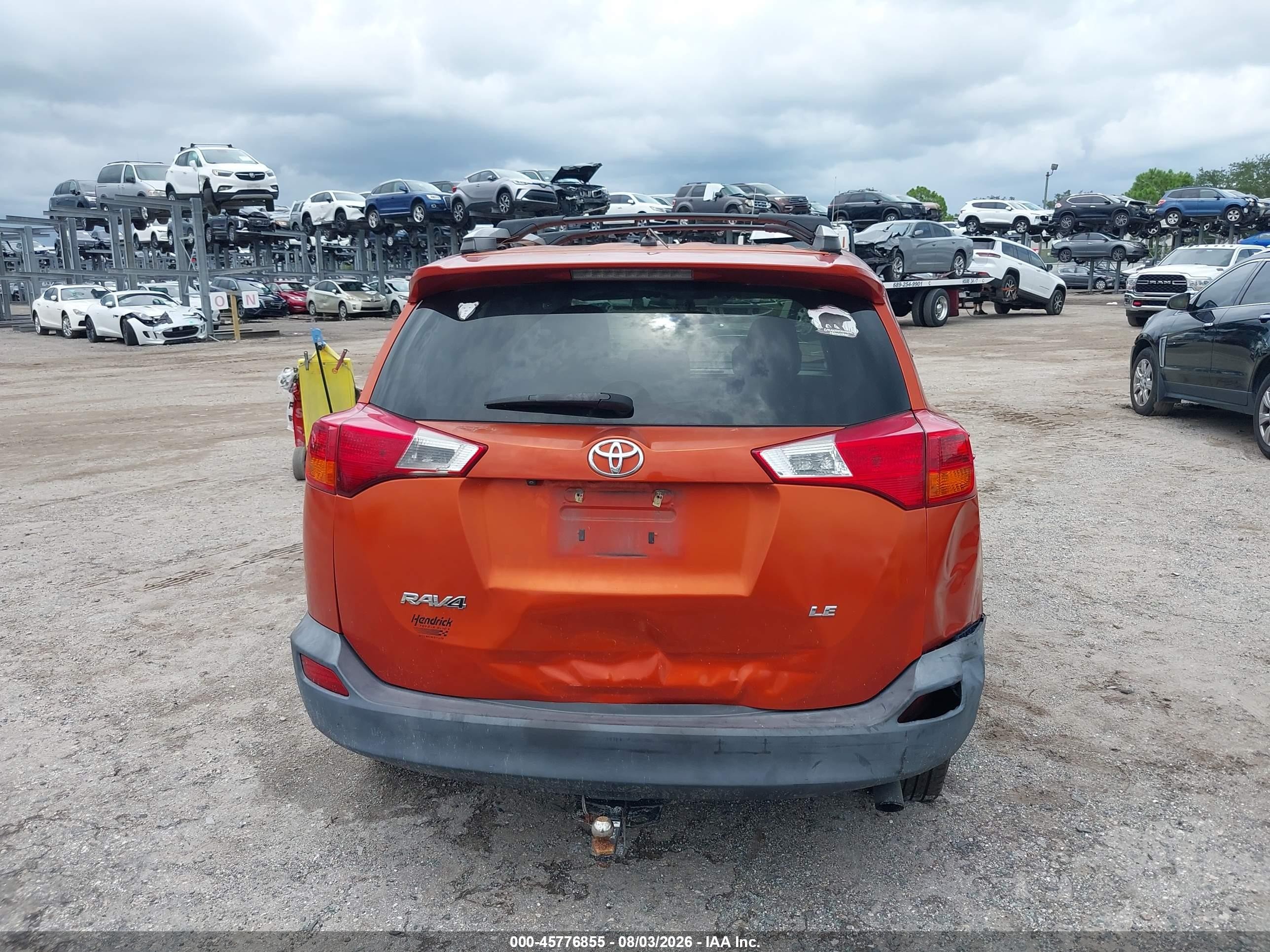 2015 Toyota Rav4 Le Orange vin: 2T3ZFREV2FW133135