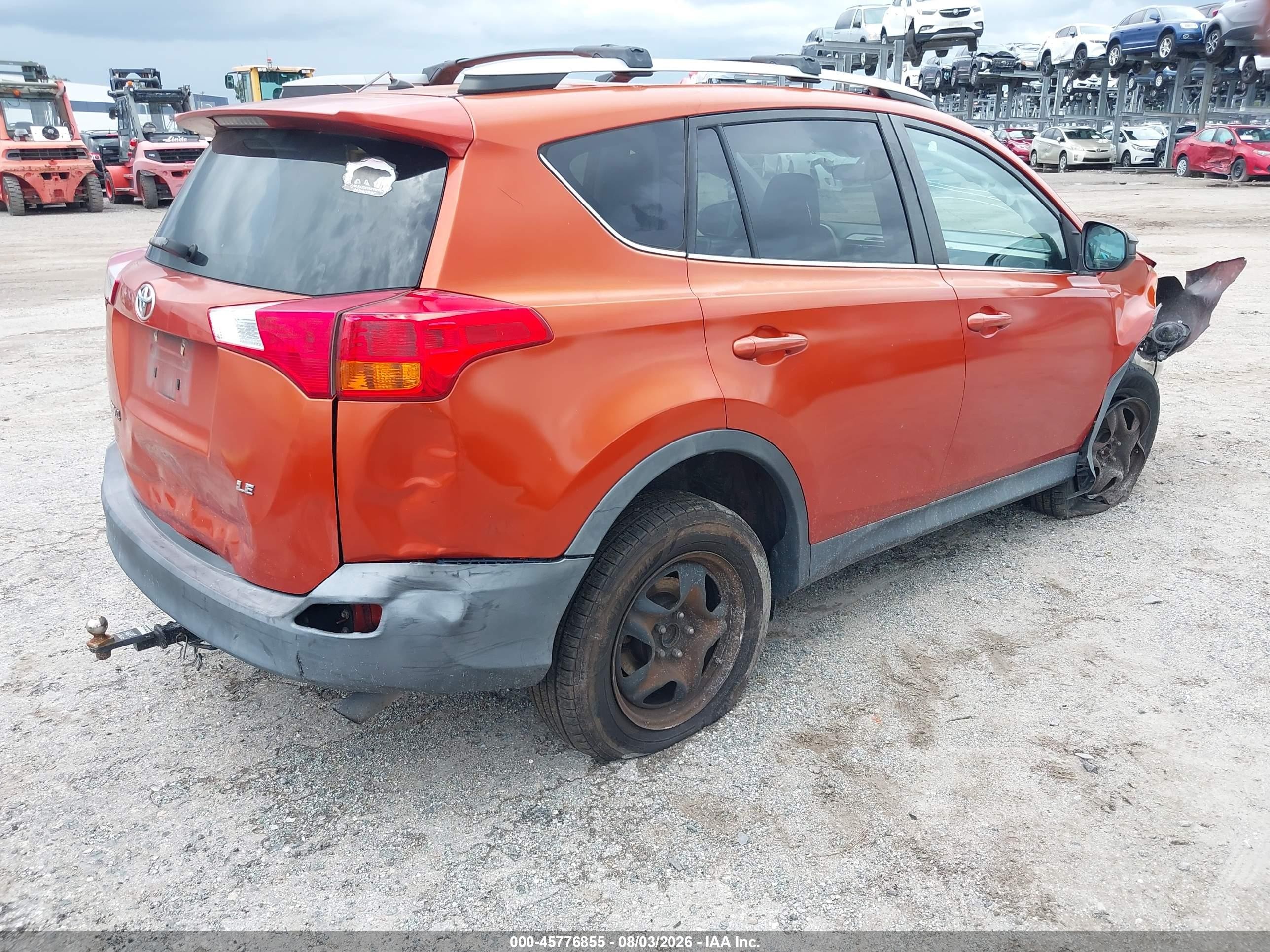 2015 Toyota Rav4 Le Orange vin: 2T3ZFREV2FW133135