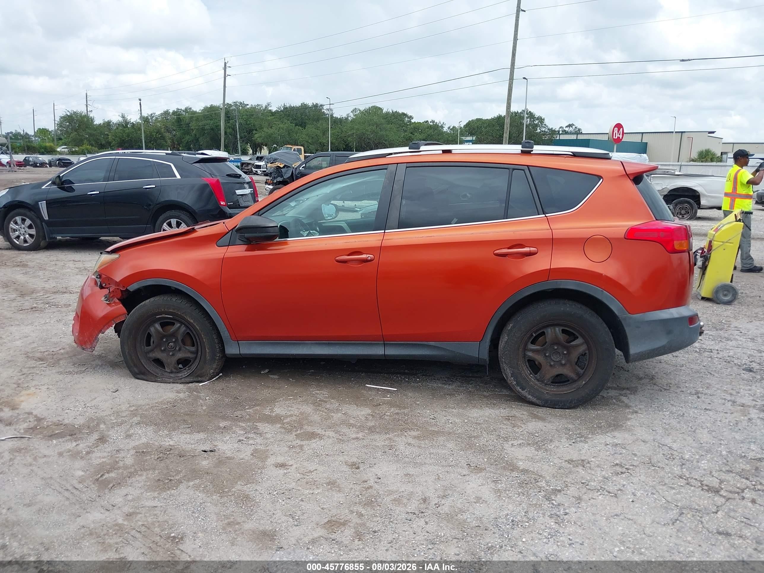 2015 Toyota Rav4 Le Orange vin: 2T3ZFREV2FW133135