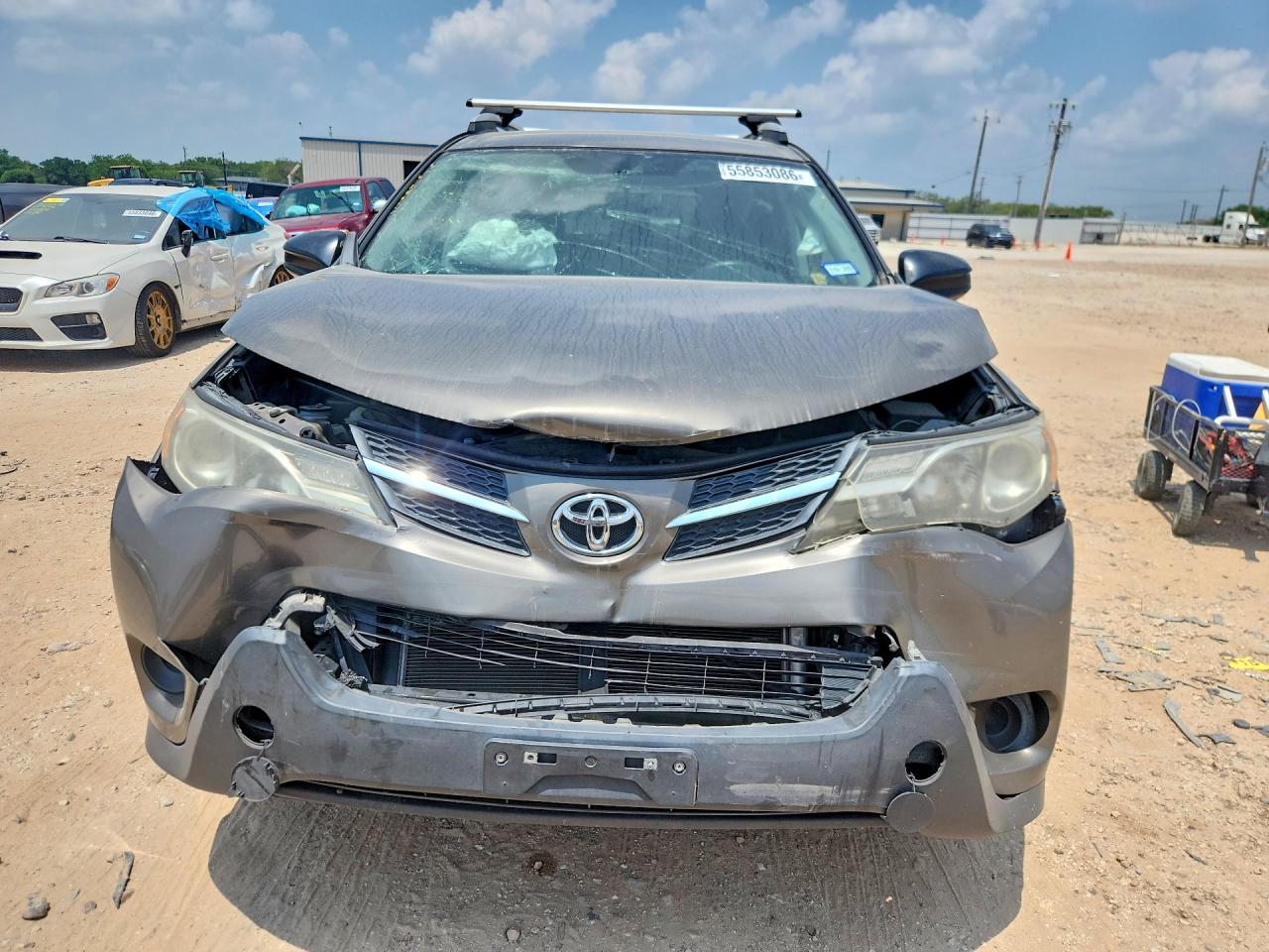 2015 Toyota Rav4 Le Серый vin: 2T3ZFREV2FW143065