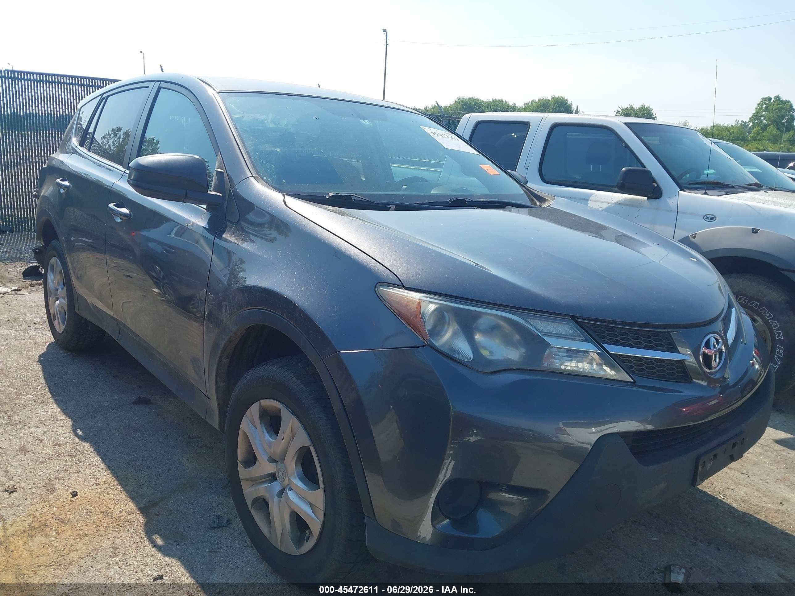 2015 Toyota Rav4 Le Gray vin: 2T3ZFREV2FW208206