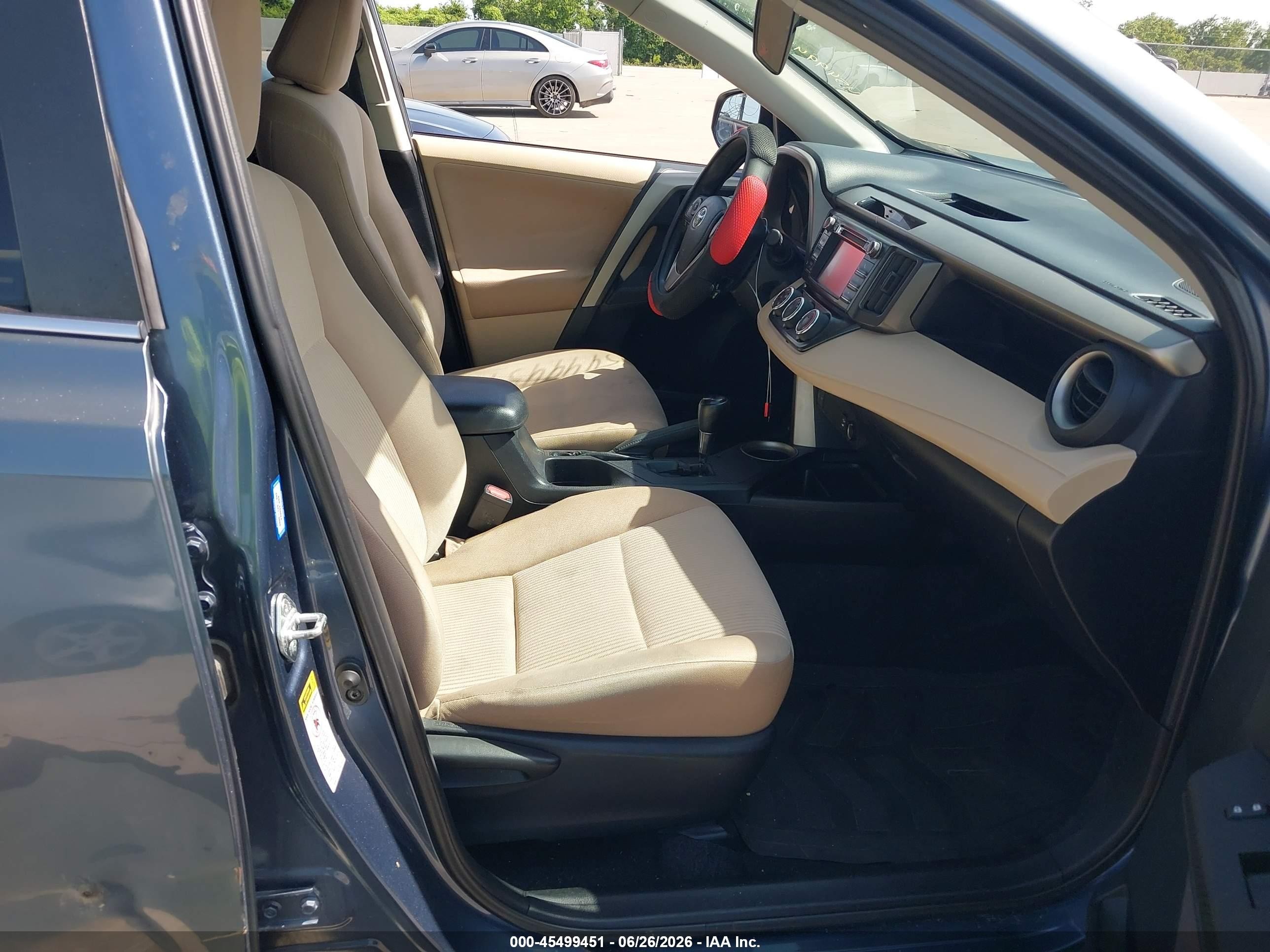 2013 Toyota Rav4 Le Blue vin: 2T3ZFREV3DW052576