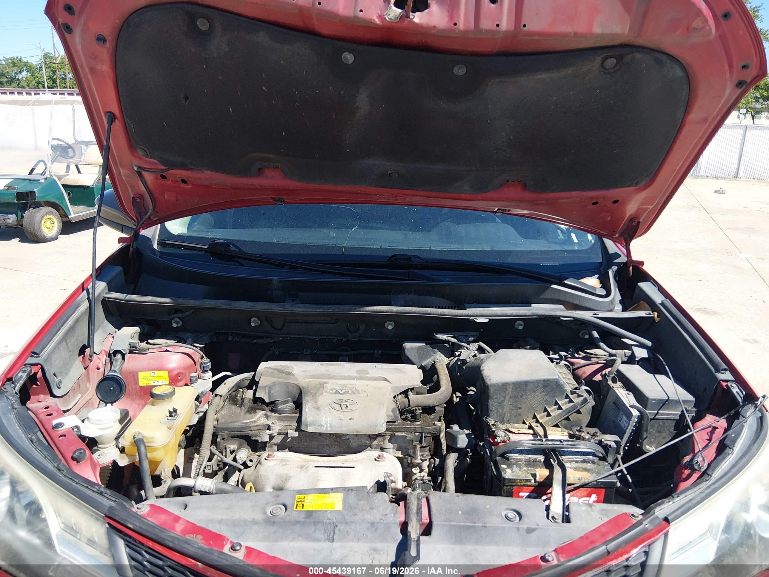 2014 Toyota Rav4 Le Red vin: 2T3ZFREV3EW090942