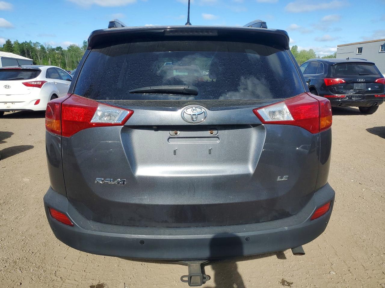 2014 Toyota Rav4 Le Серый vin: 2T3ZFREV3EW110252