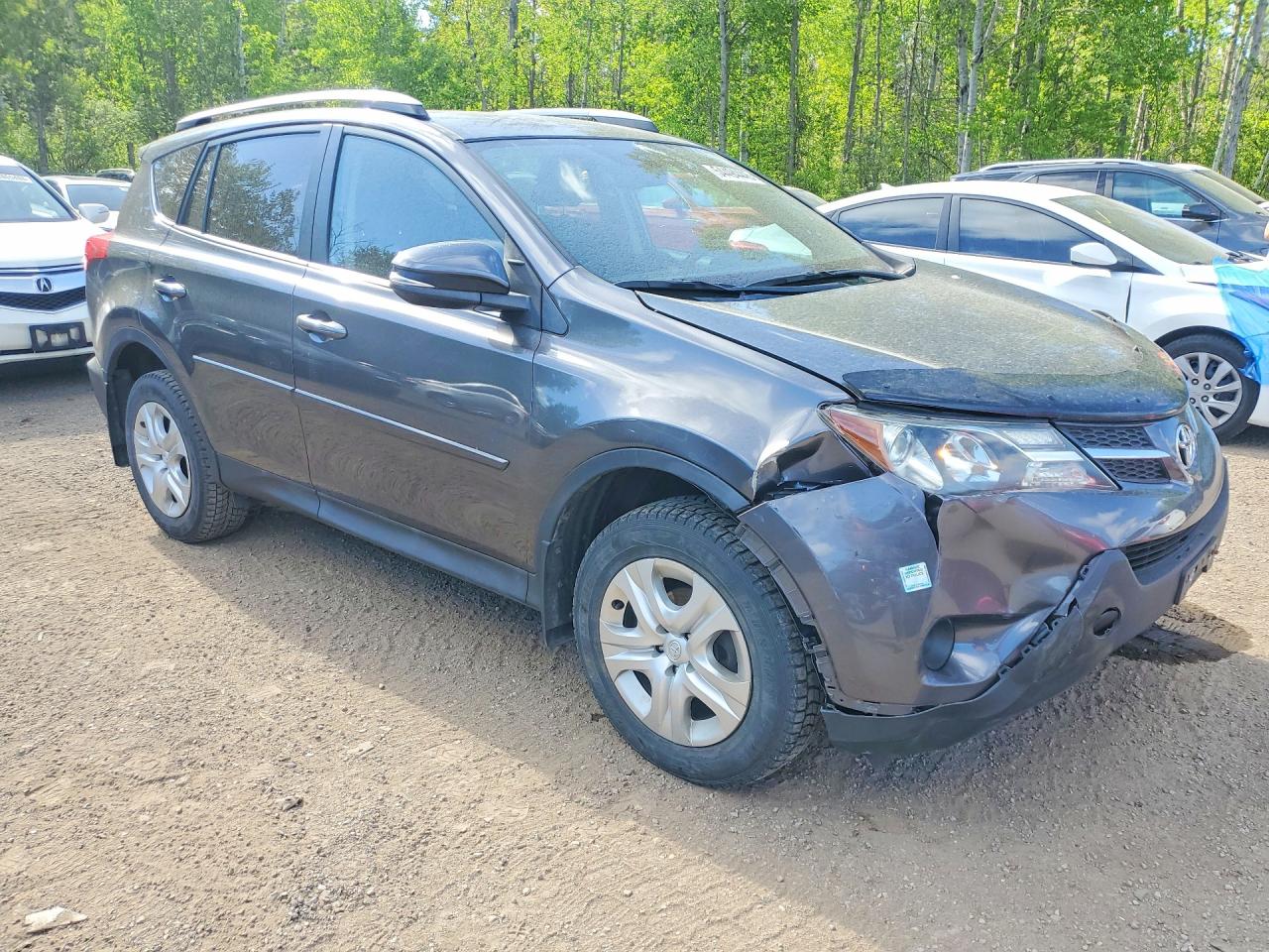 2014 Toyota Rav4 Le Серый vin: 2T3ZFREV3EW110252