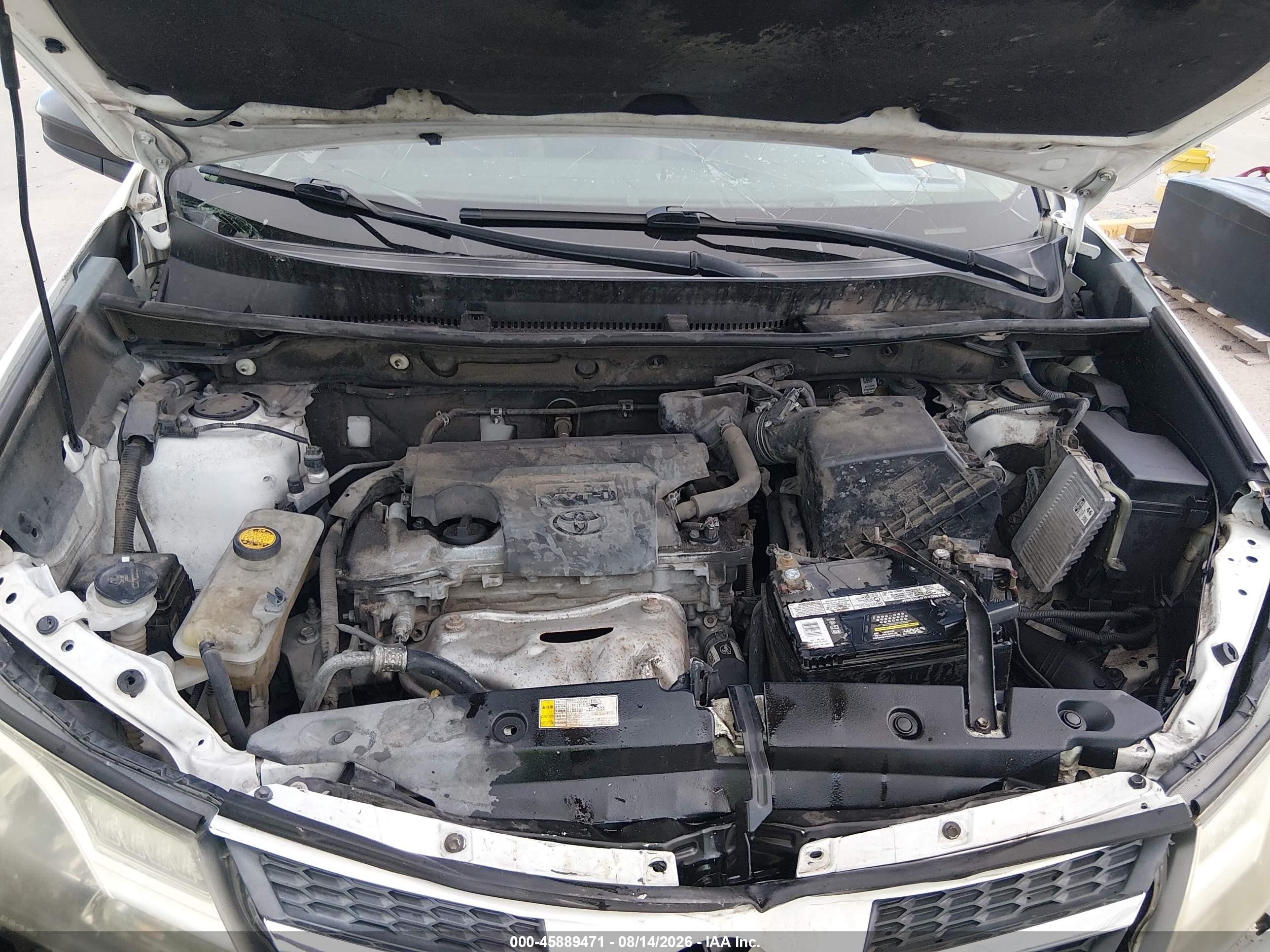 2015 Toyota Rav4 Le White vin: 2T3ZFREV3FW200387