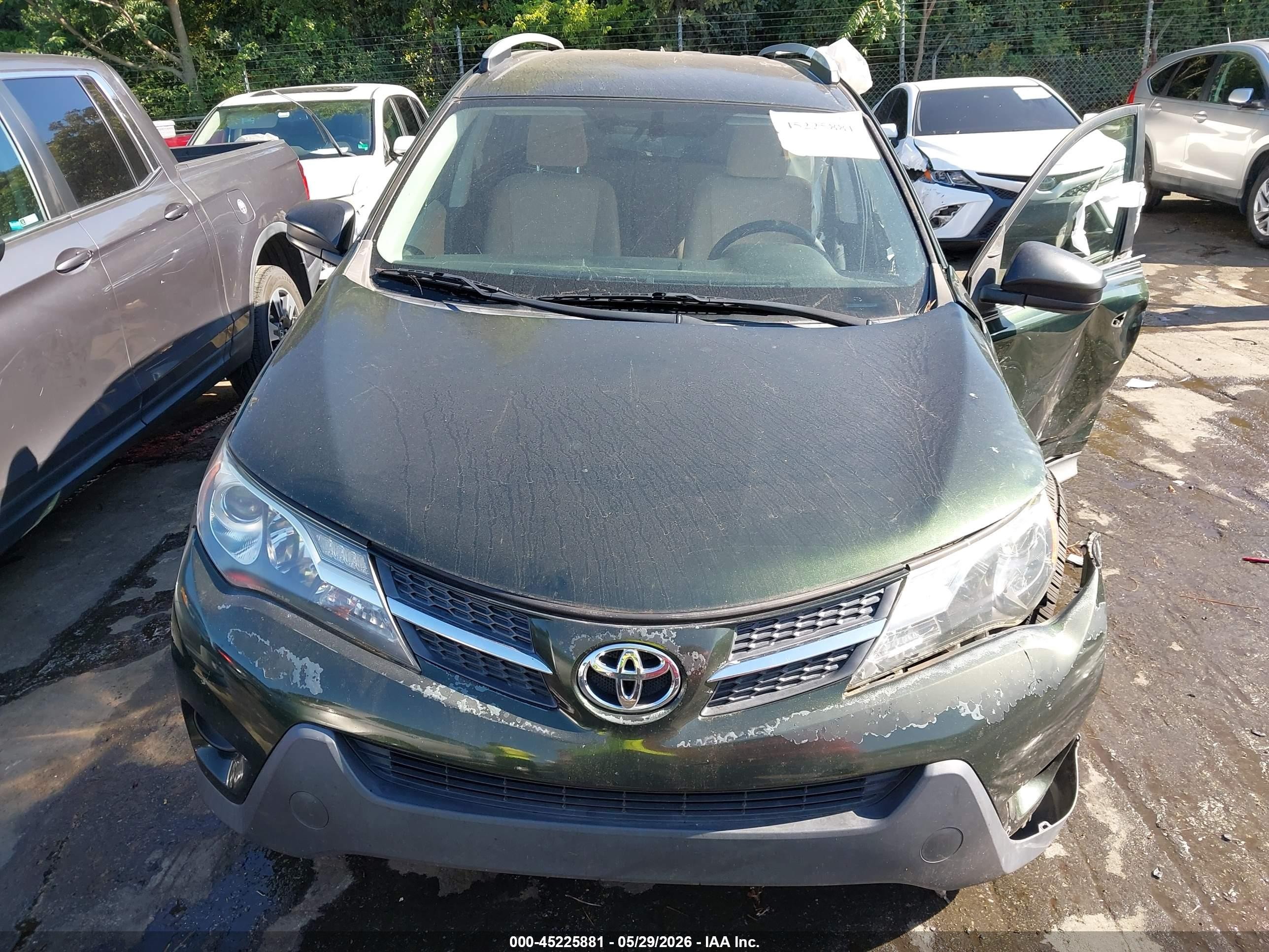 2013 Toyota Rav4 Le Green vin: 2T3ZFREV4DW004939