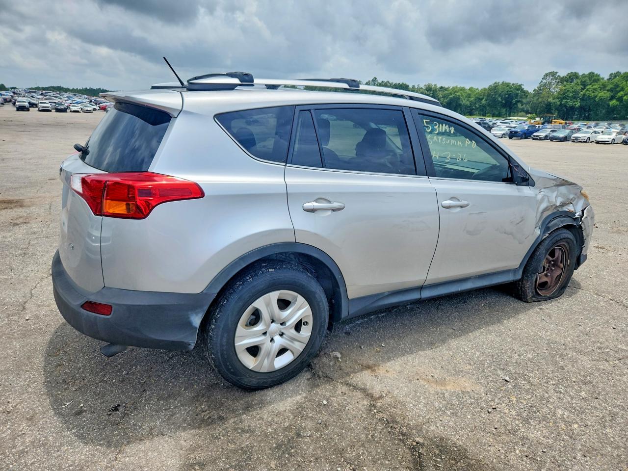 2013 Toyota Rav4 Le Silver vin: 2T3ZFREV4DW005735
