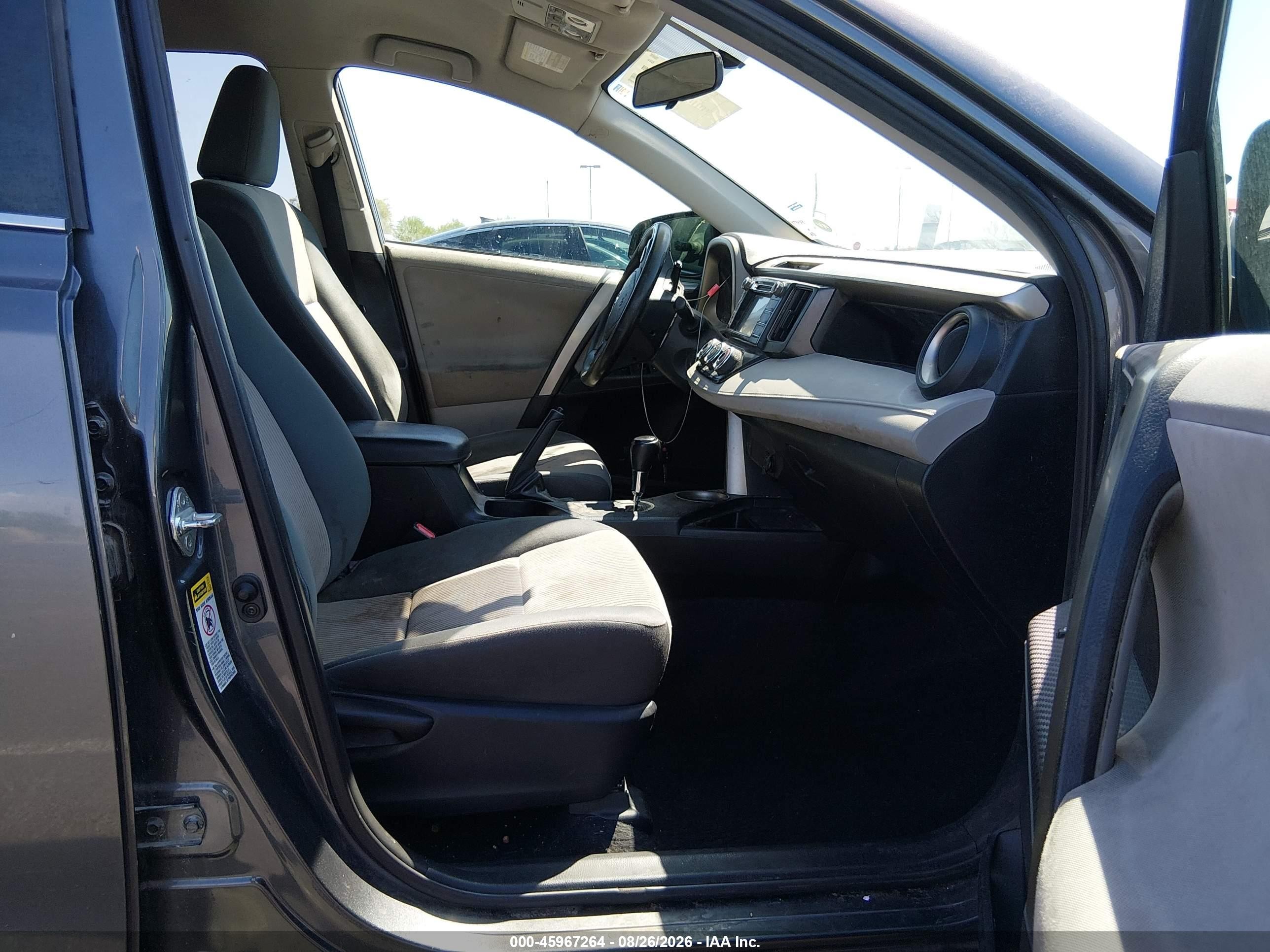 2013 Toyota Rav4 Le Gray vin: 2T3ZFREV4DW012197