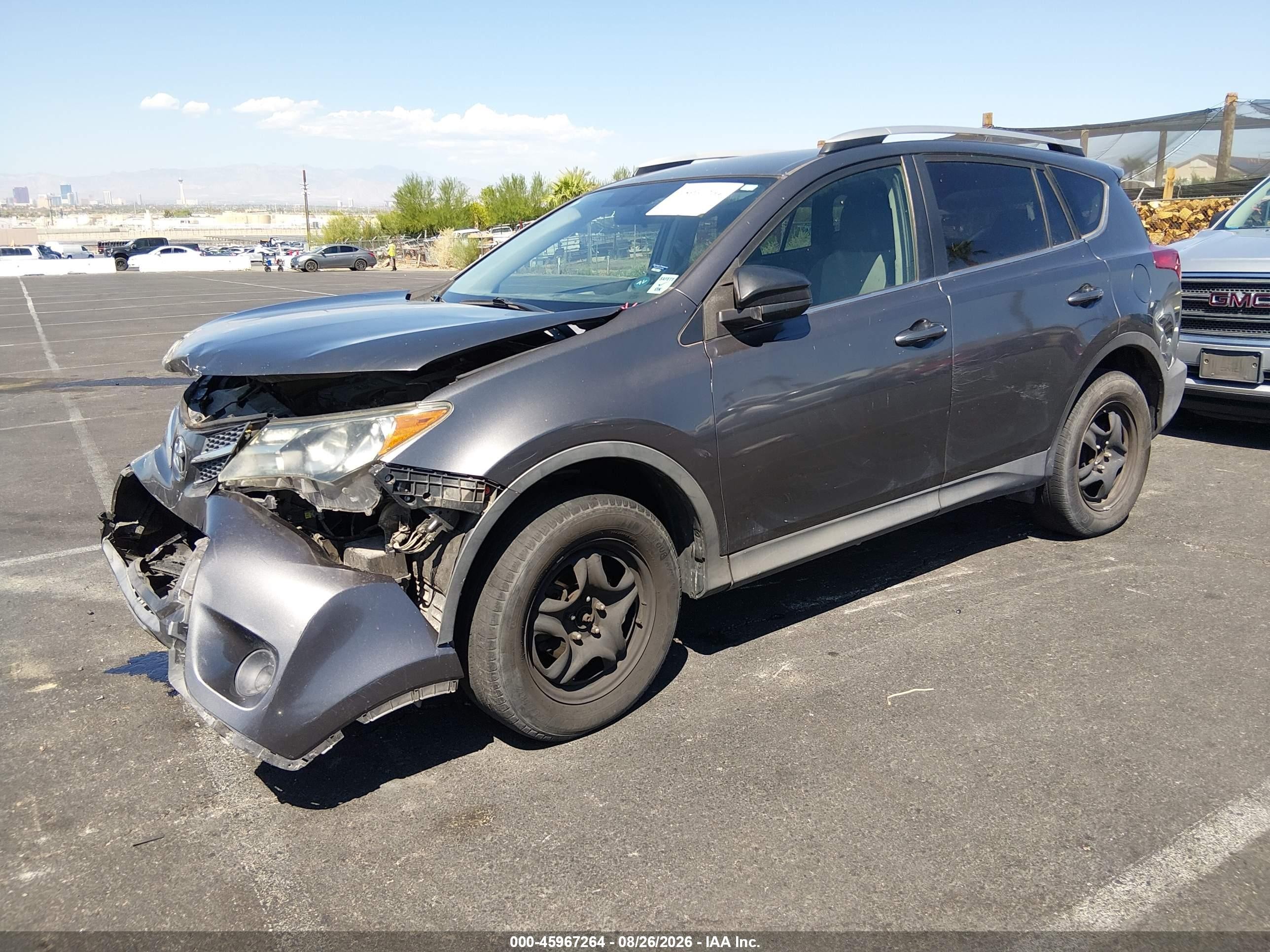 2013 Toyota Rav4 Le Gray vin: 2T3ZFREV4DW012197