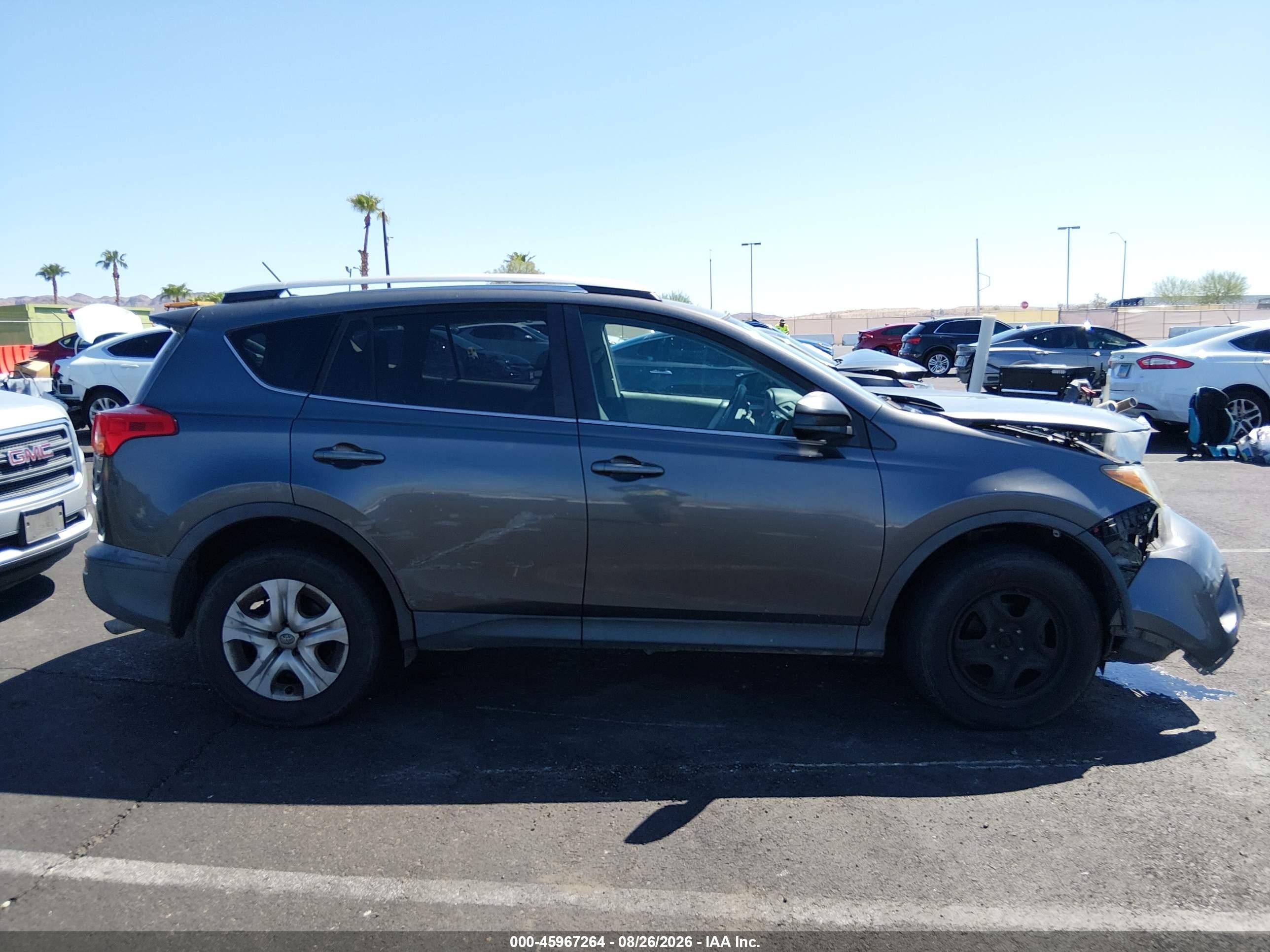 2013 Toyota Rav4 Le Gray vin: 2T3ZFREV4DW012197