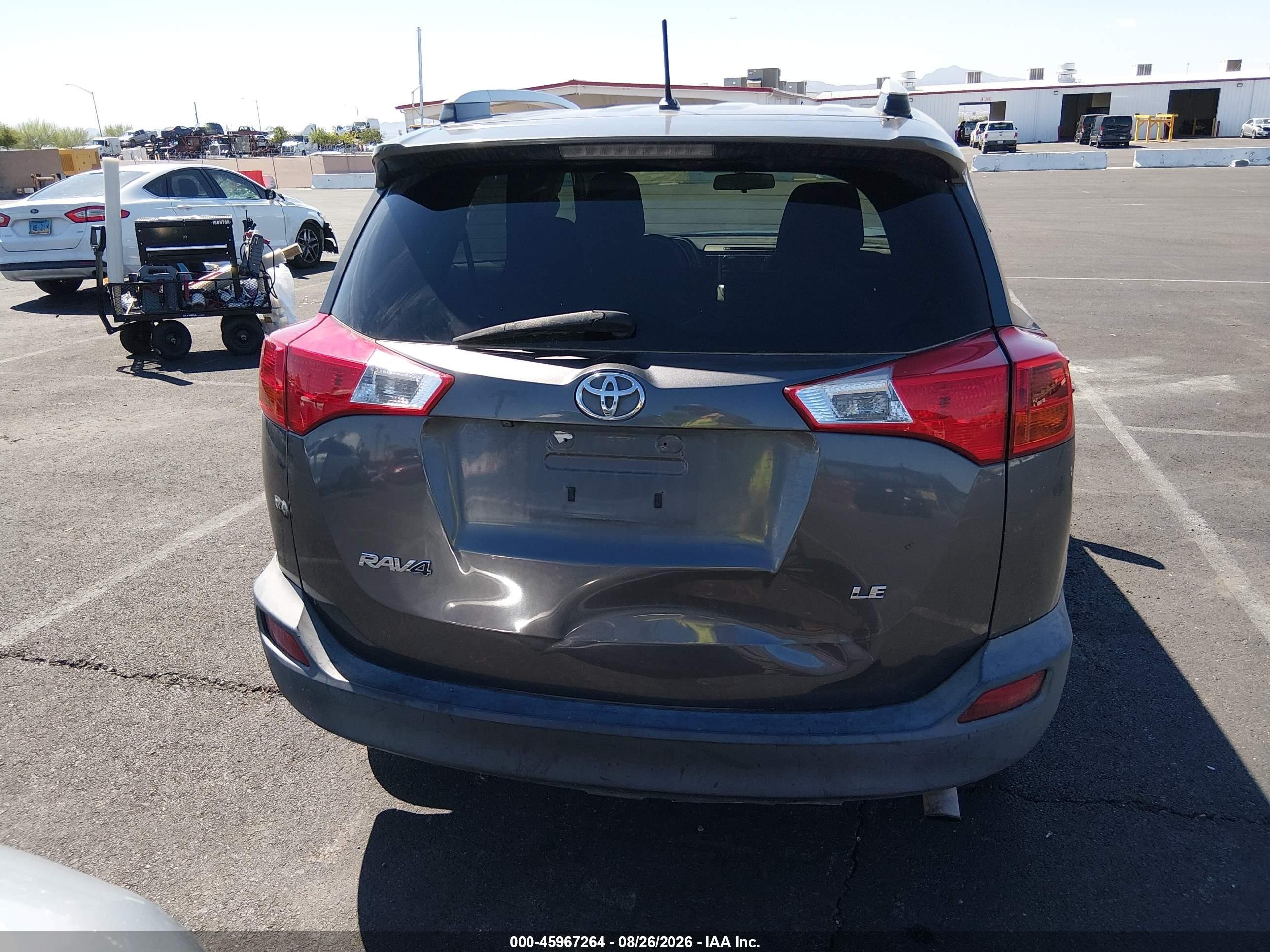 2013 Toyota Rav4 Le Gray vin: 2T3ZFREV4DW012197