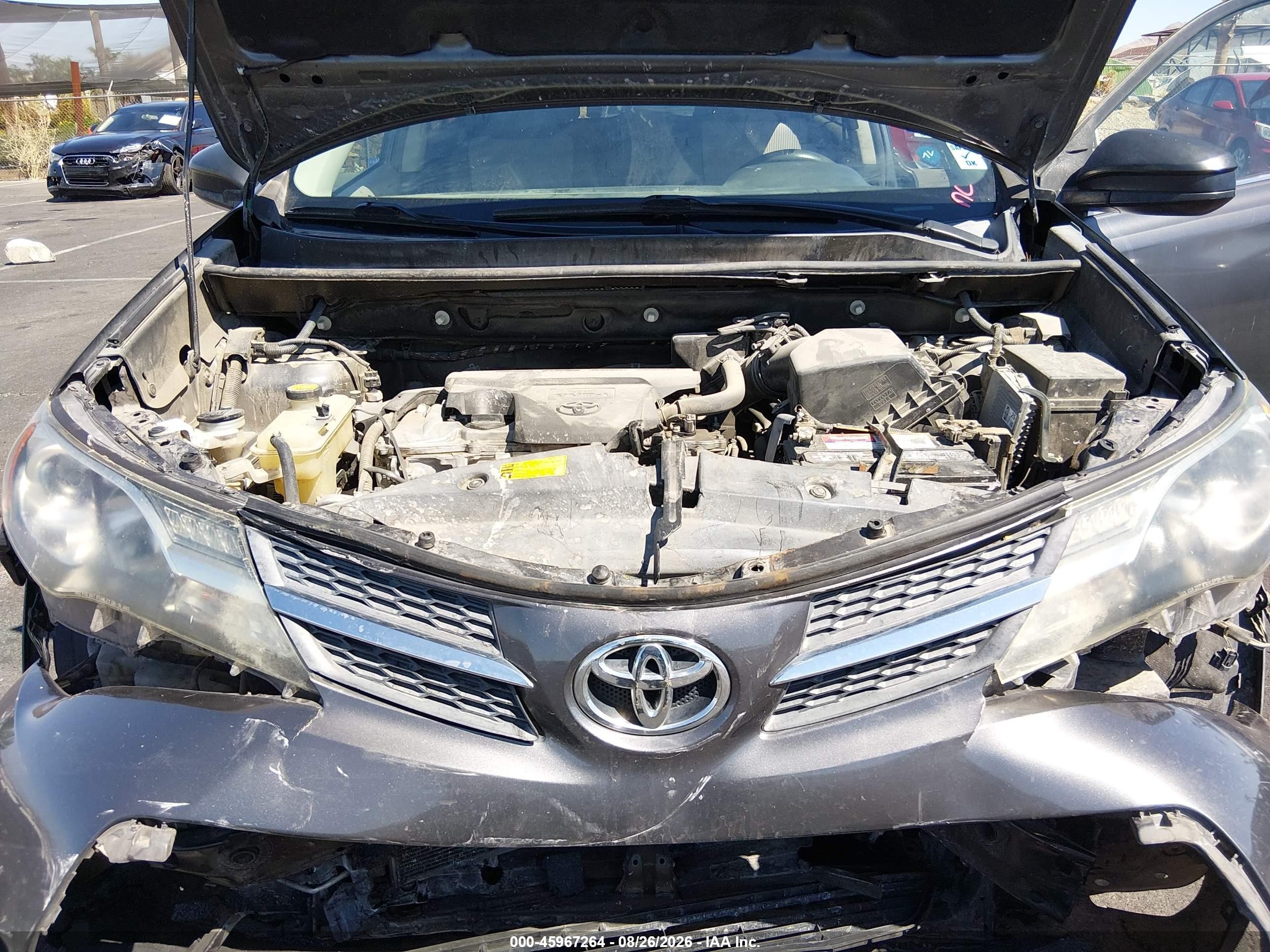 2013 Toyota Rav4 Le Gray vin: 2T3ZFREV4DW012197