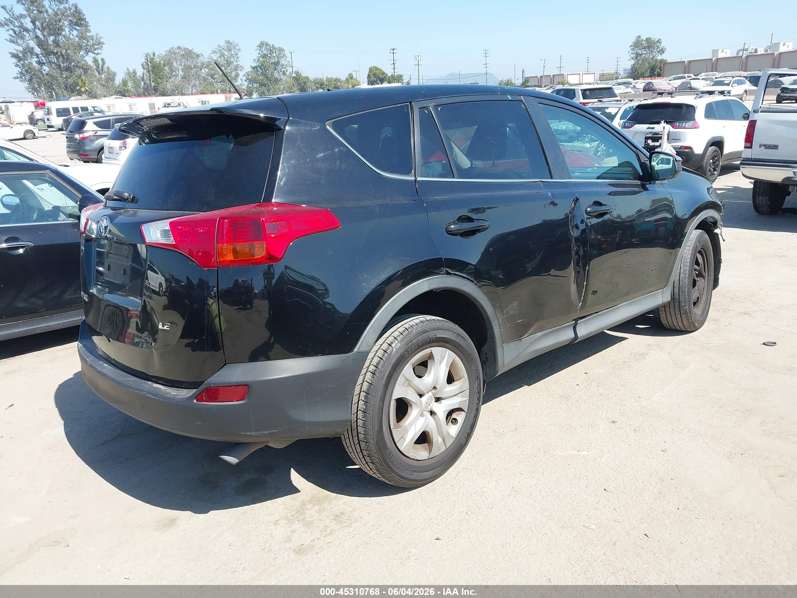 2013 Toyota Rav4 Le Black vin: 2T3ZFREV4DW025080