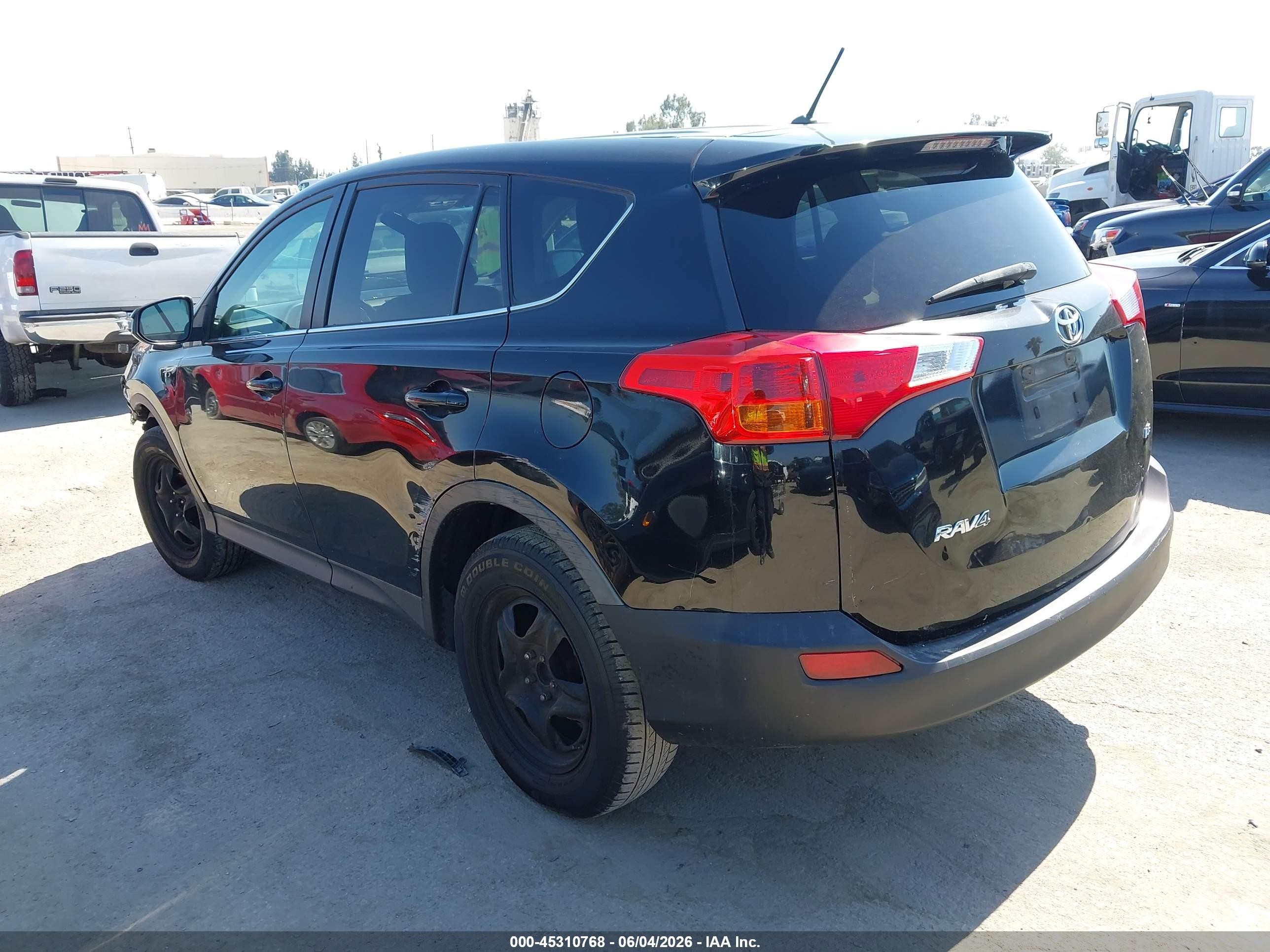 2013 Toyota Rav4 Le Black vin: 2T3ZFREV4DW025080