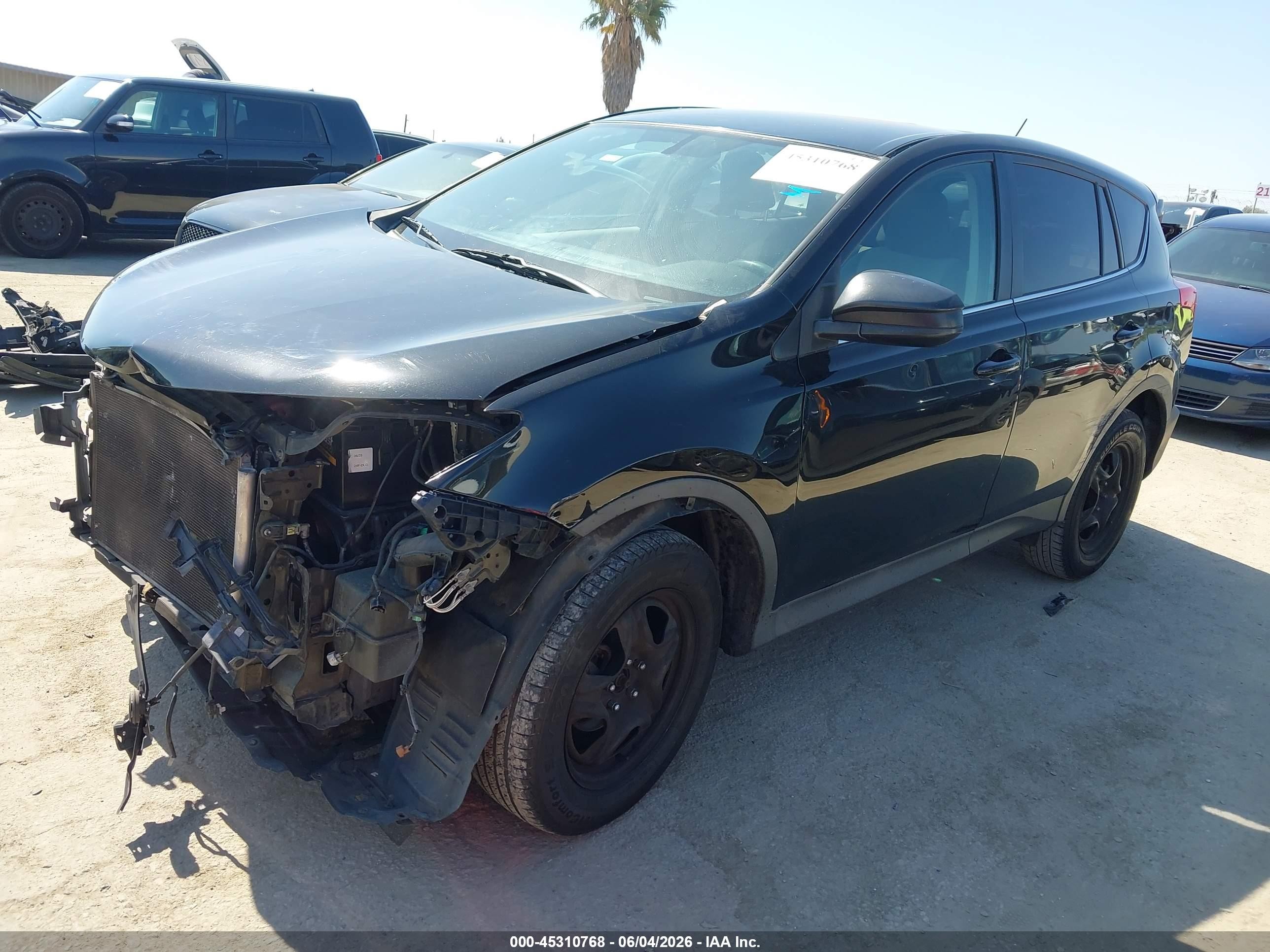 2013 Toyota Rav4 Le Black vin: 2T3ZFREV4DW025080