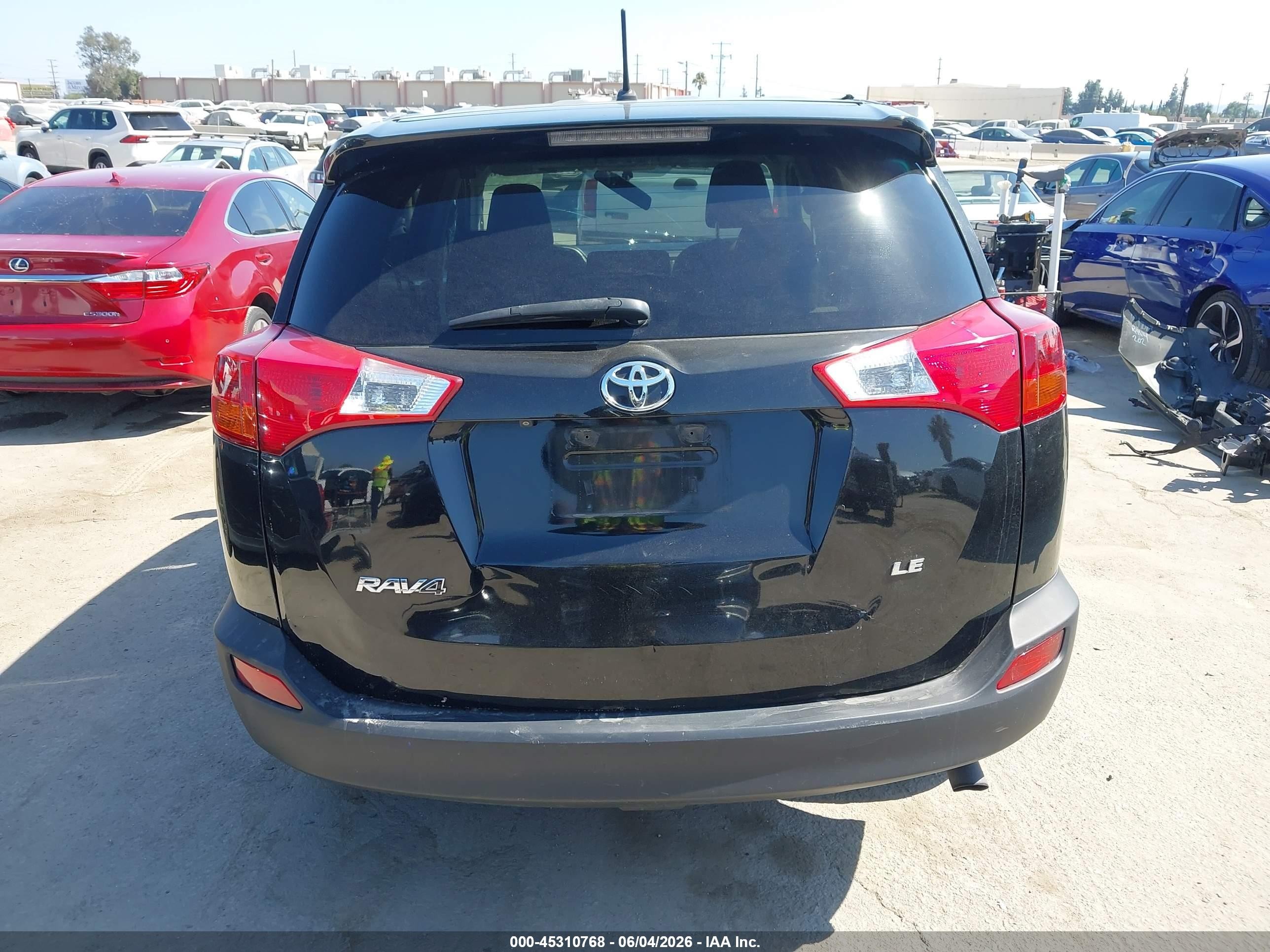 2013 Toyota Rav4 Le Black vin: 2T3ZFREV4DW025080