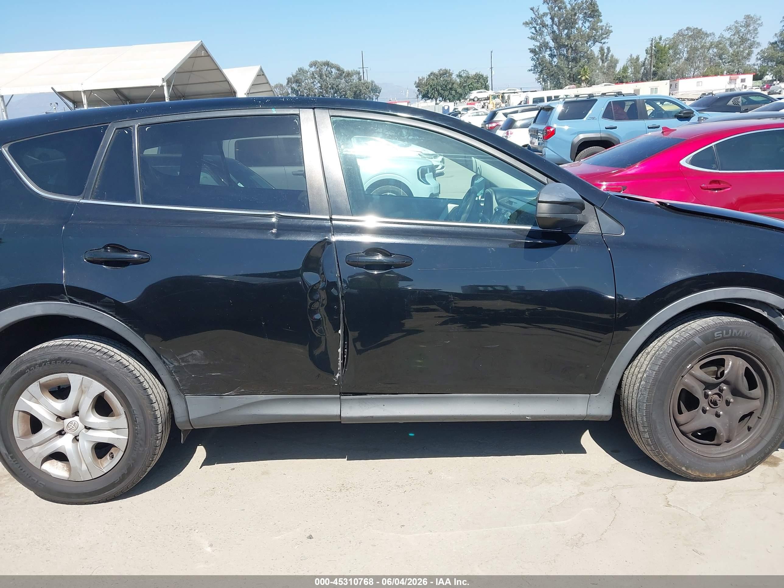 2013 Toyota Rav4 Le Black vin: 2T3ZFREV4DW025080