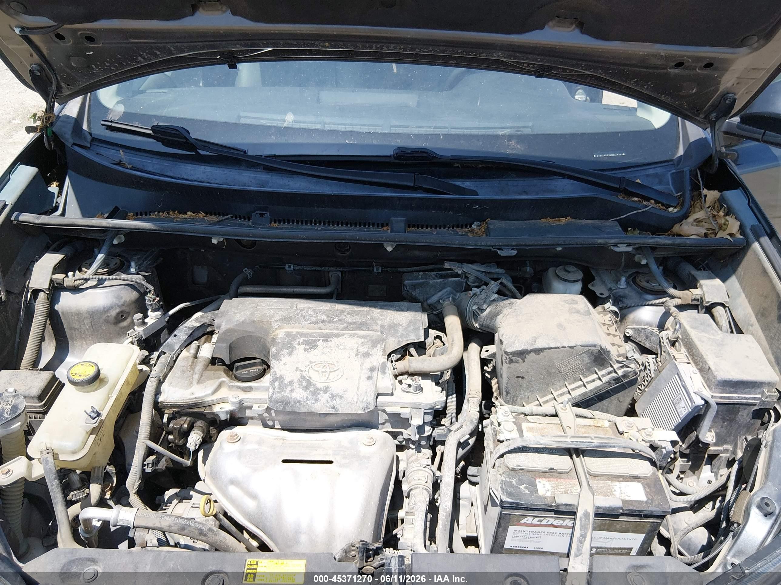 2013 Toyota Rav4 Le Серый vin: 2T3ZFREV4DW037410
