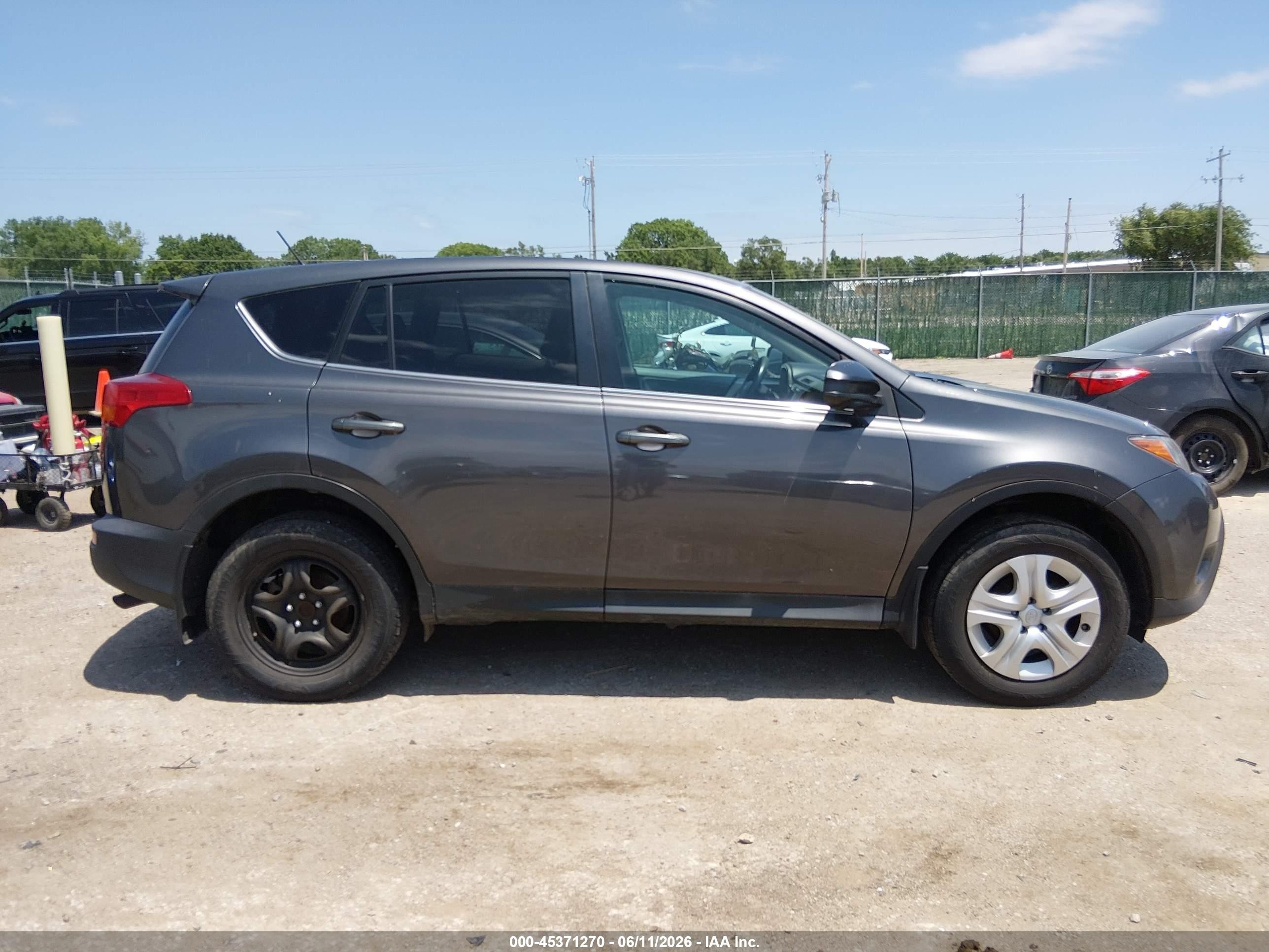 2013 Toyota Rav4 Le Серый vin: 2T3ZFREV4DW037410