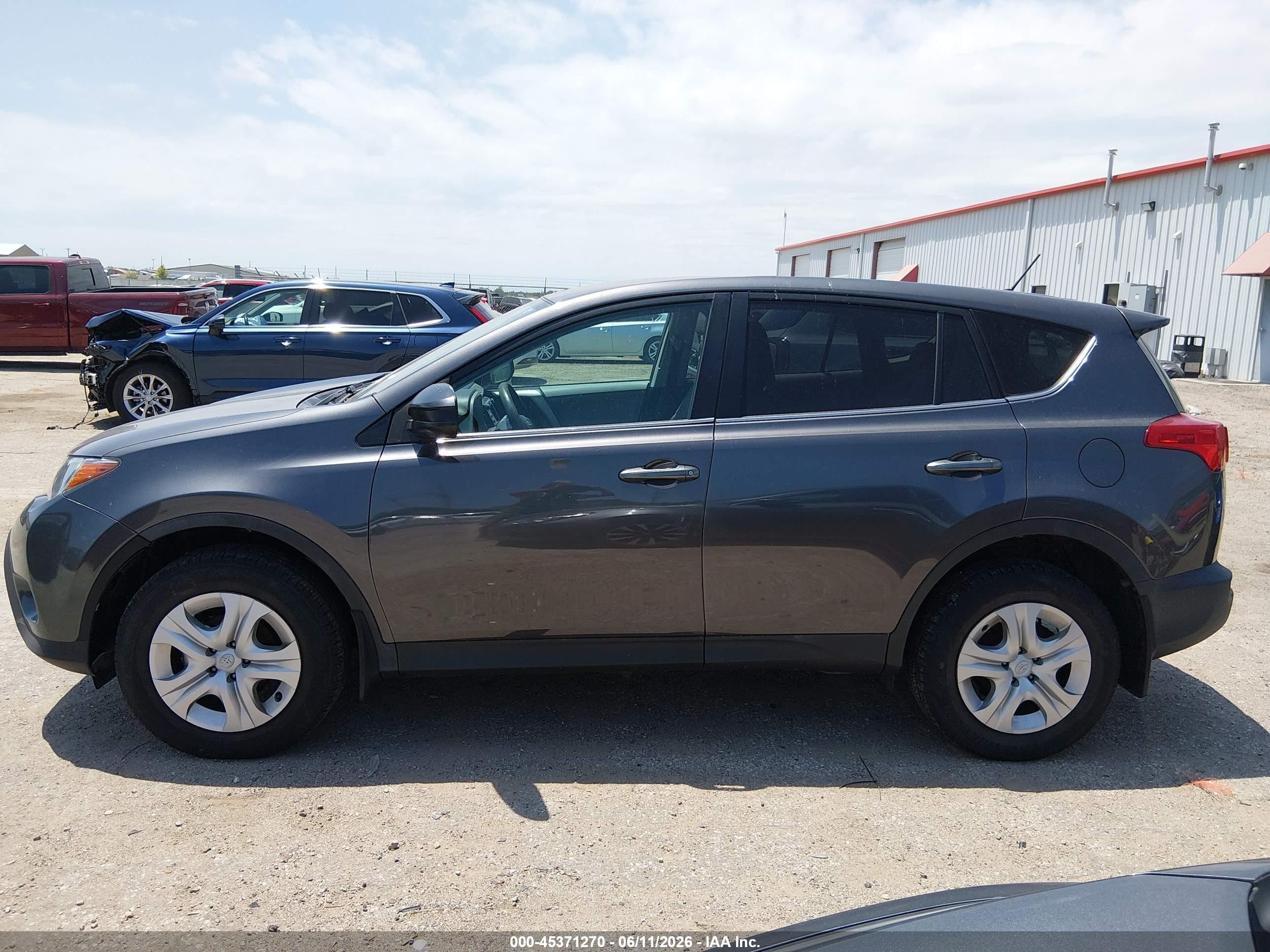 2013 Toyota Rav4 Le Серый vin: 2T3ZFREV4DW037410