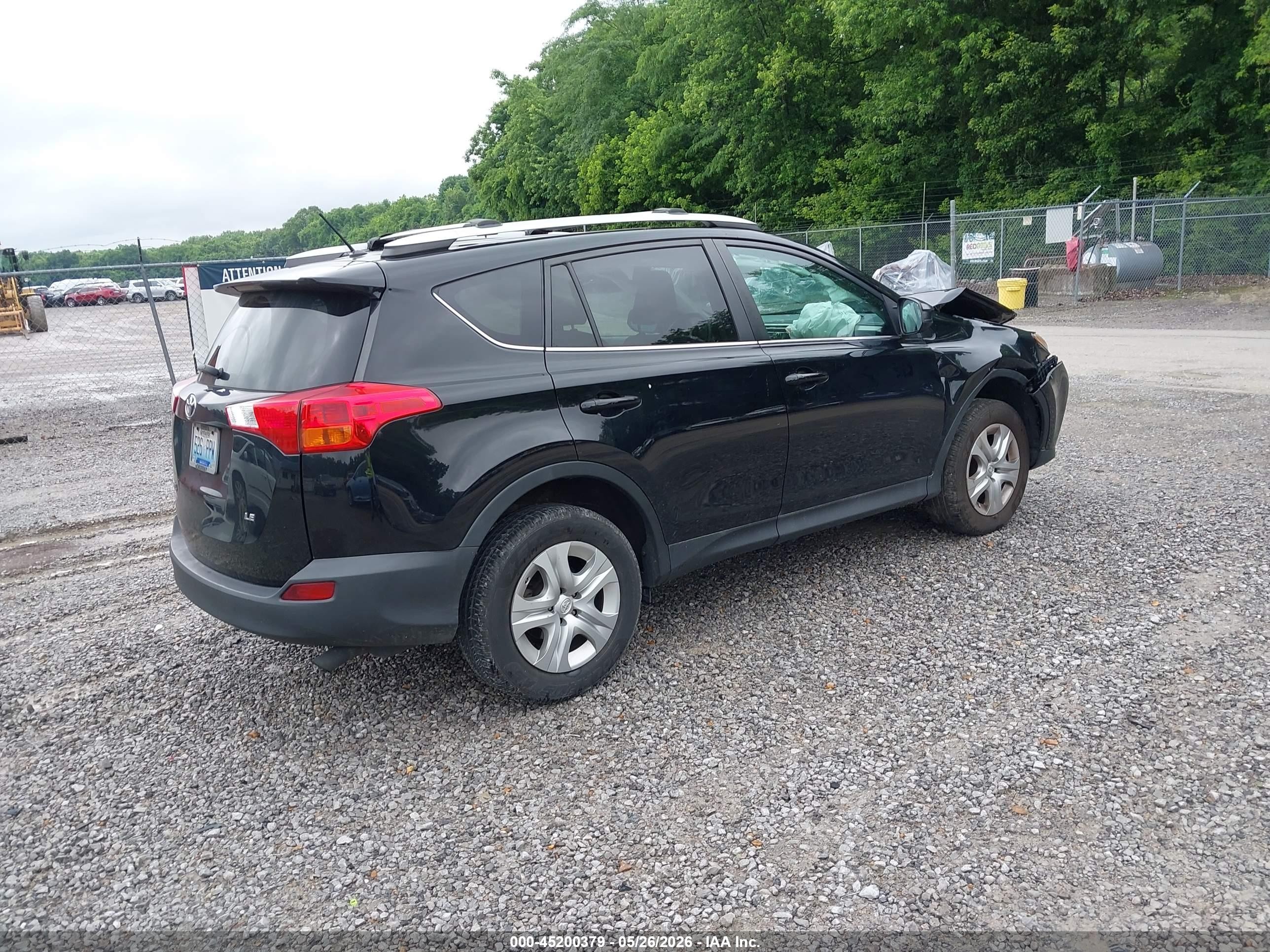 2013 Toyota Rav4 Le Black vin: 2T3ZFREV4DW040498