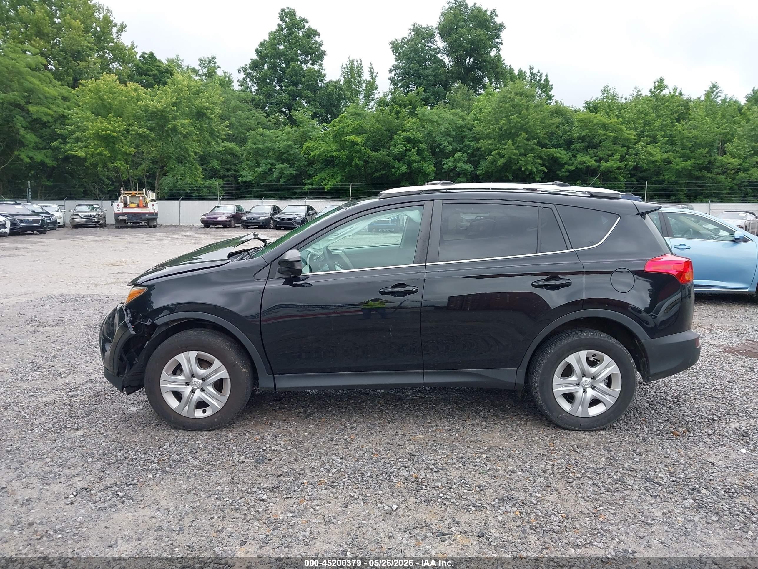 2013 Toyota Rav4 Le Black vin: 2T3ZFREV4DW040498