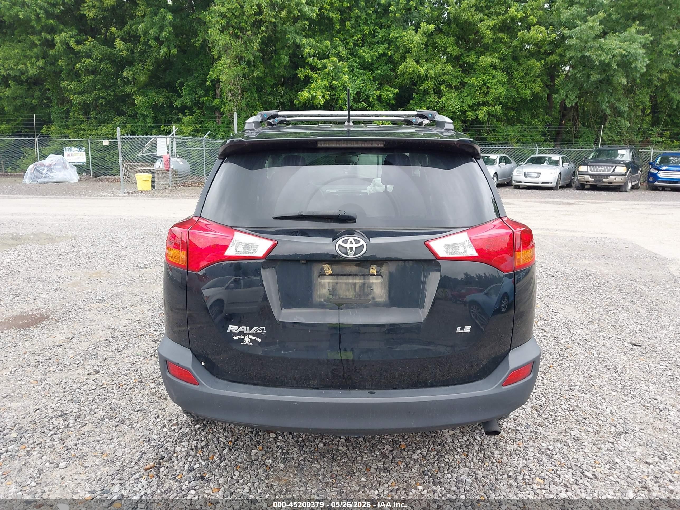 2013 Toyota Rav4 Le Black vin: 2T3ZFREV4DW040498
