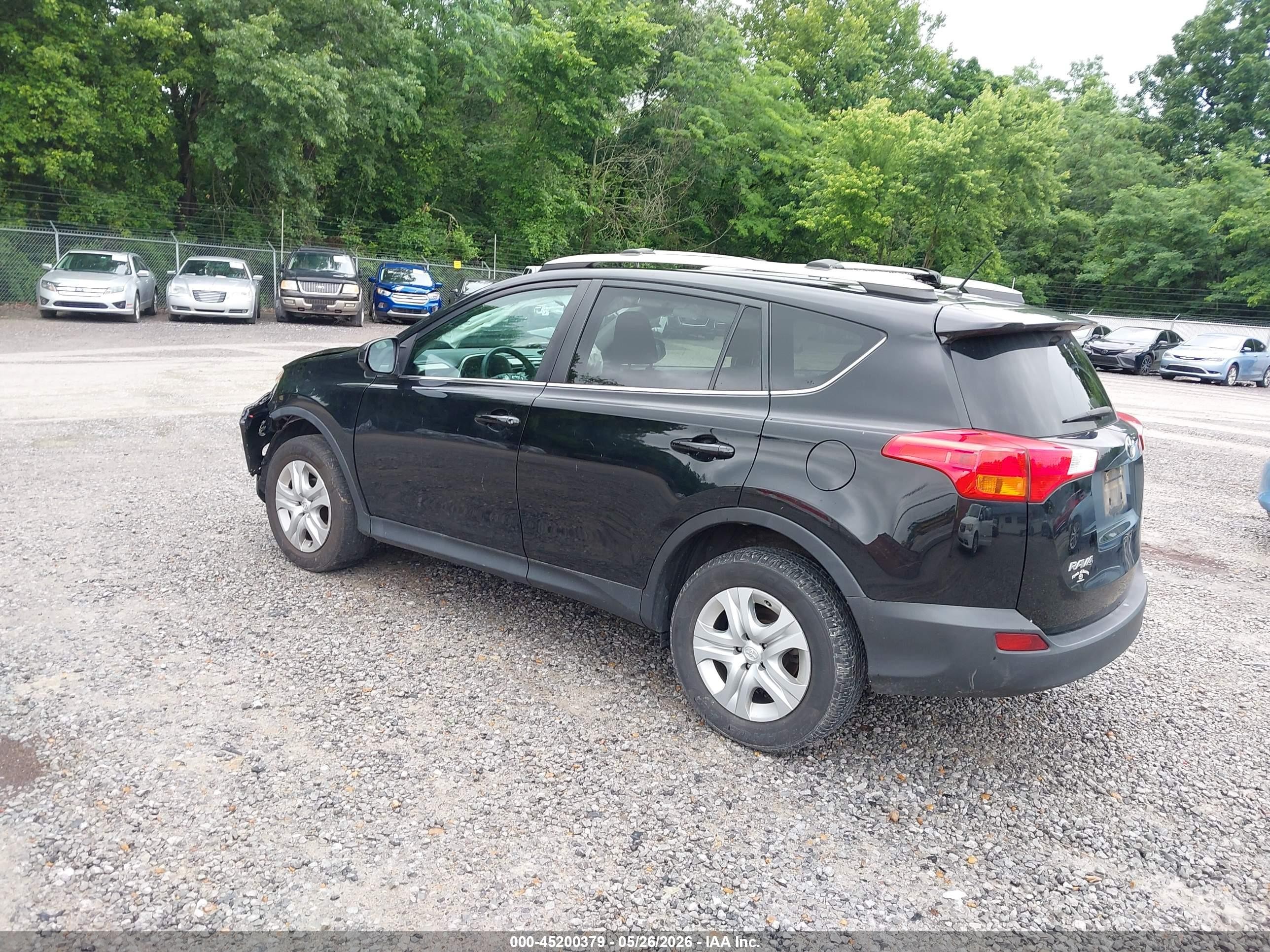 2013 Toyota Rav4 Le Black vin: 2T3ZFREV4DW040498