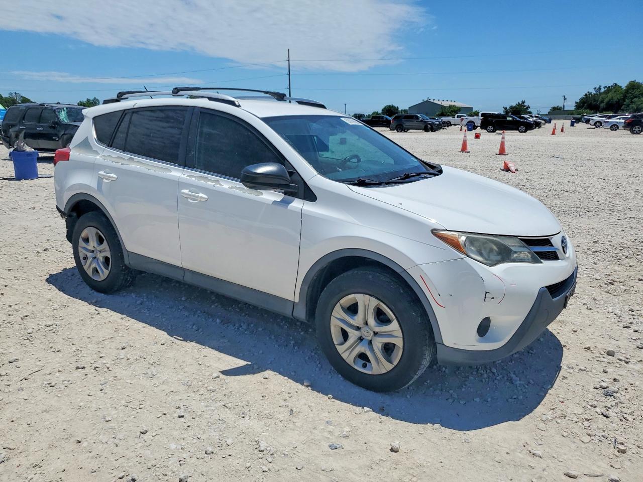 2013 Toyota Rav4 Le White vin: 2T3ZFREV4DW050528