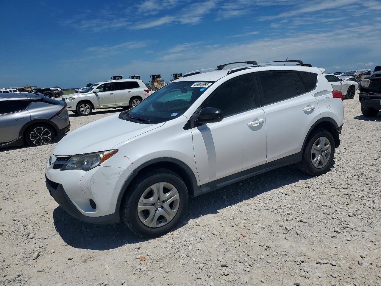 2013 Toyota Rav4 Le White vin: 2T3ZFREV4DW050528