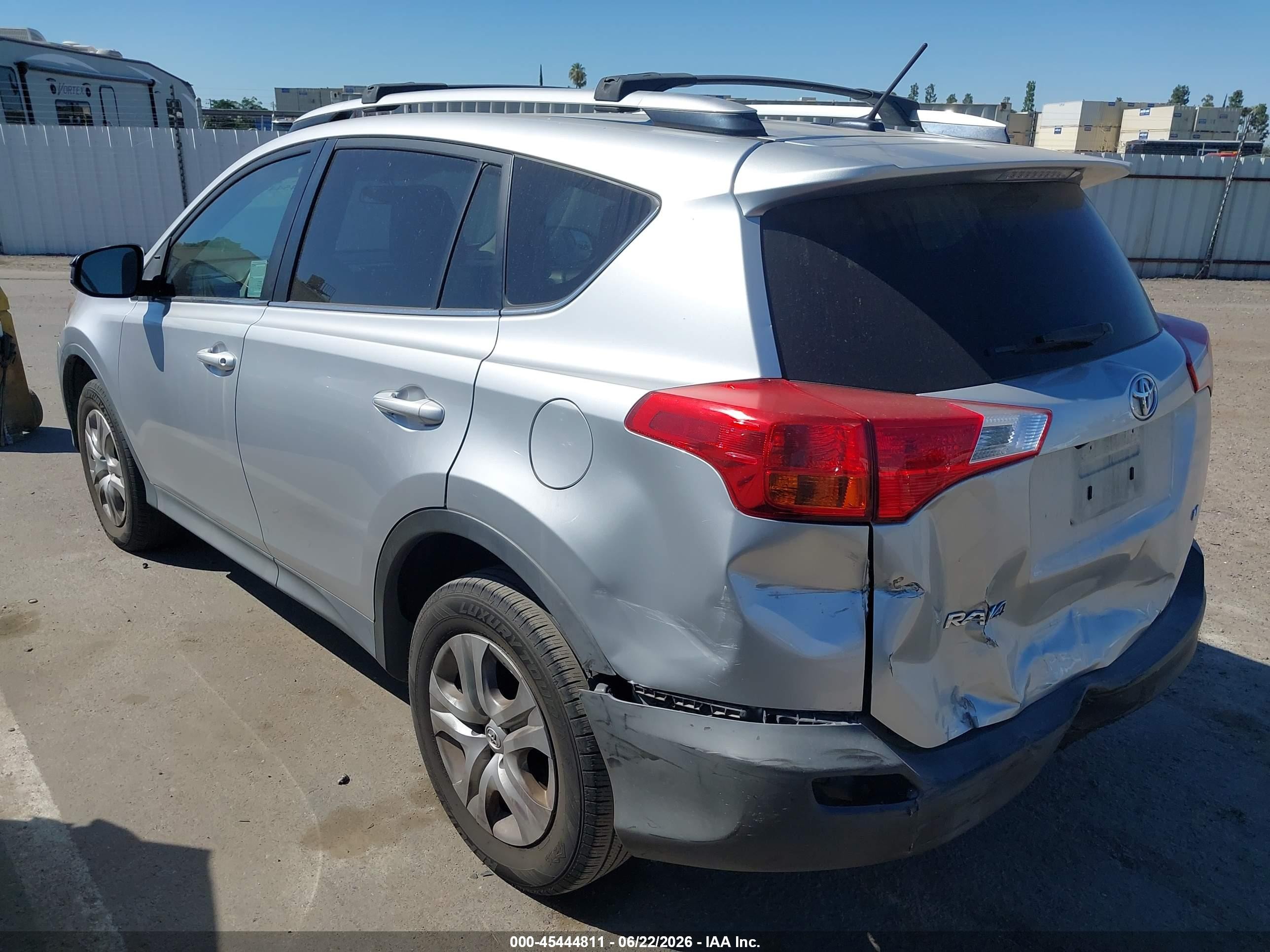 2014 Toyota Rav4 Le Silver vin: 2T3ZFREV4EW087595