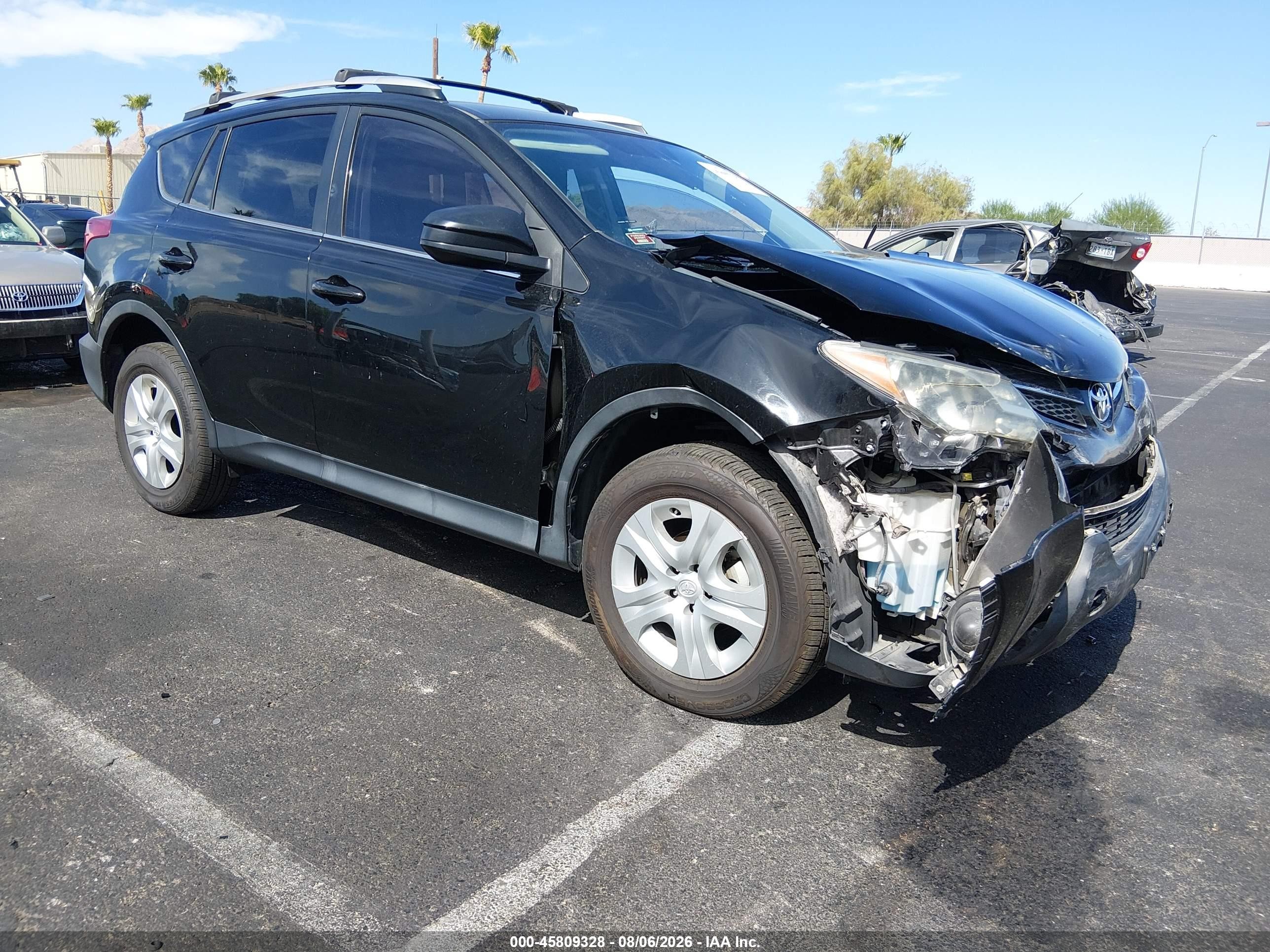 2014 Toyota Rav4 Le Black vin: 2T3ZFREV4EW097513