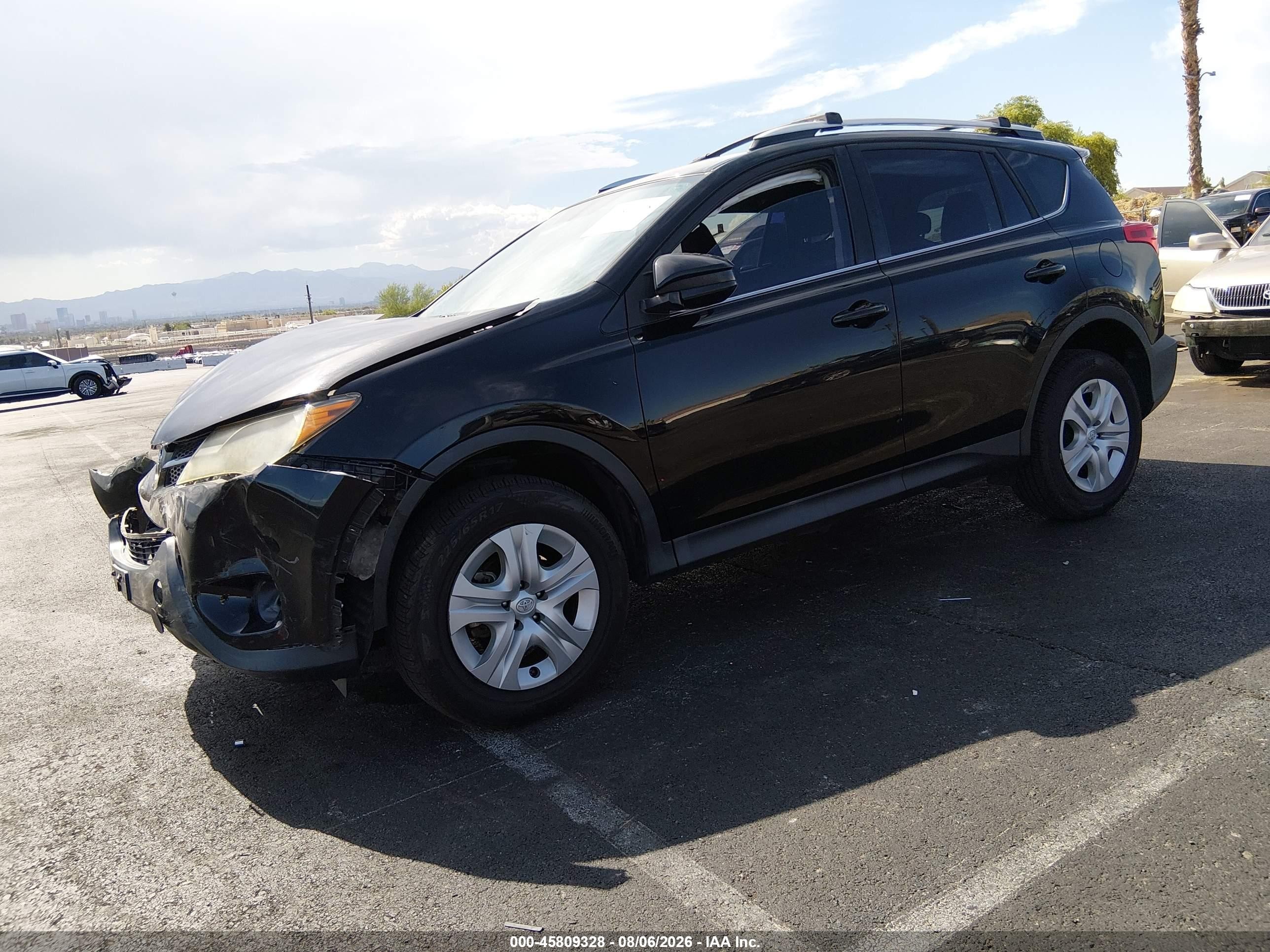 2014 Toyota Rav4 Le Black vin: 2T3ZFREV4EW097513