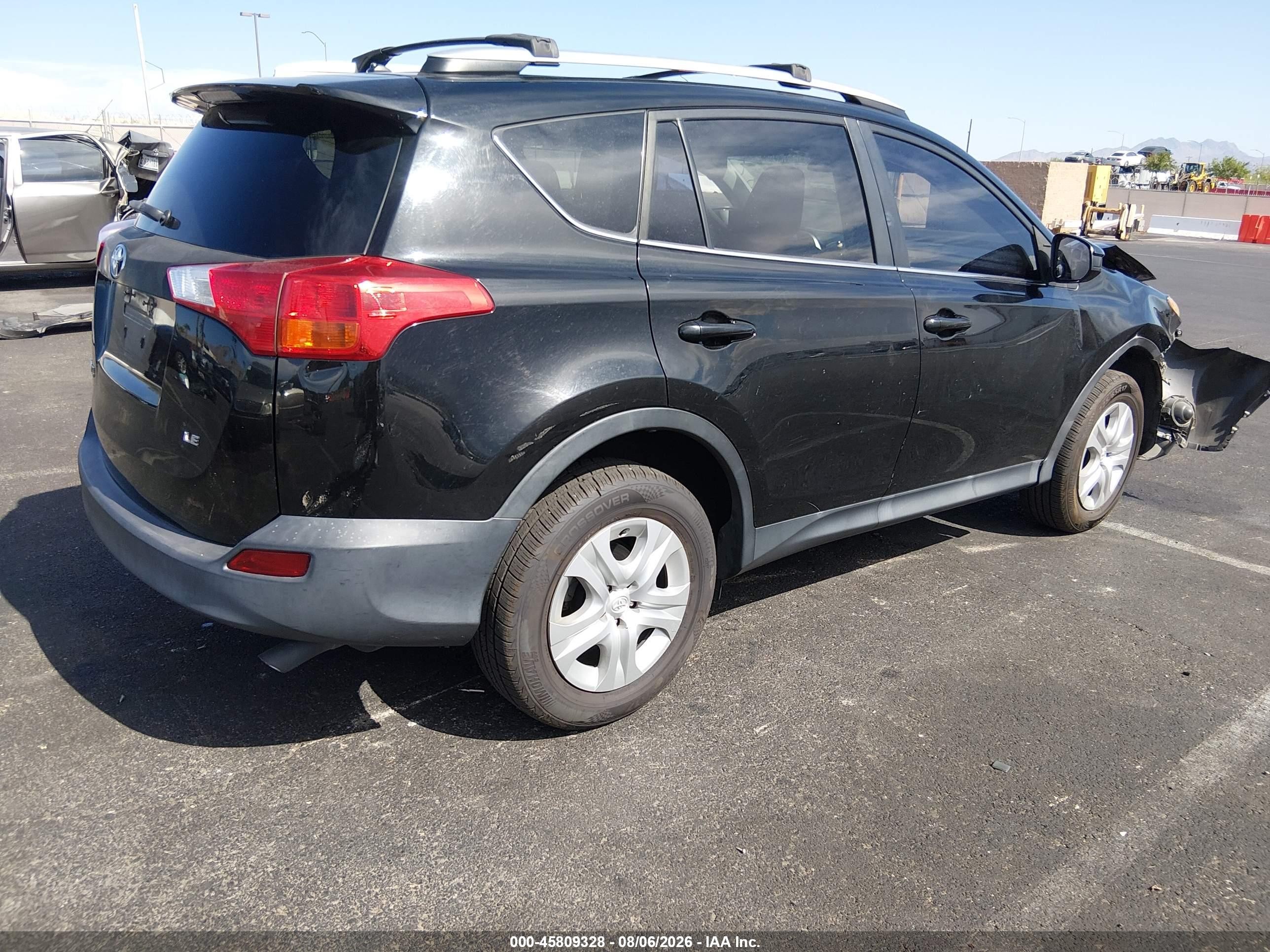 2014 Toyota Rav4 Le Black vin: 2T3ZFREV4EW097513